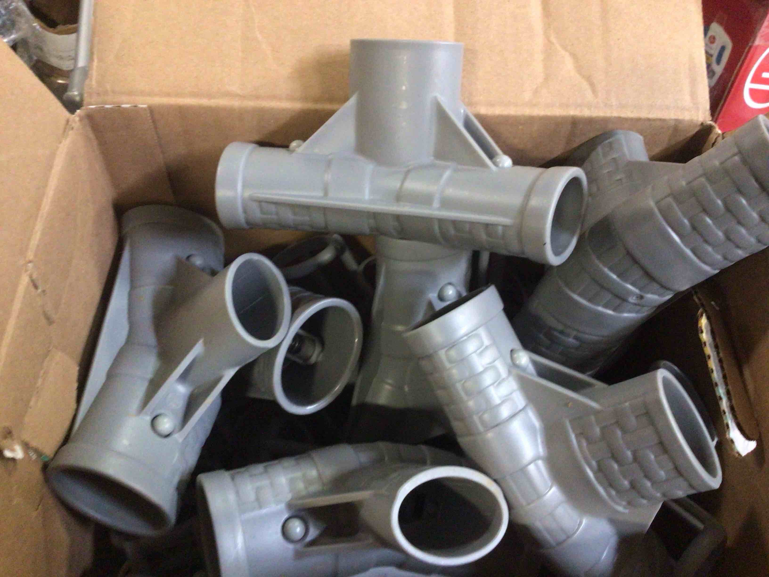 Condition photo showing Good Condition for sixrun pool t connector, pool t connector plastic oval replacement t joint frame connector swim ming pool accessory, 7 pack