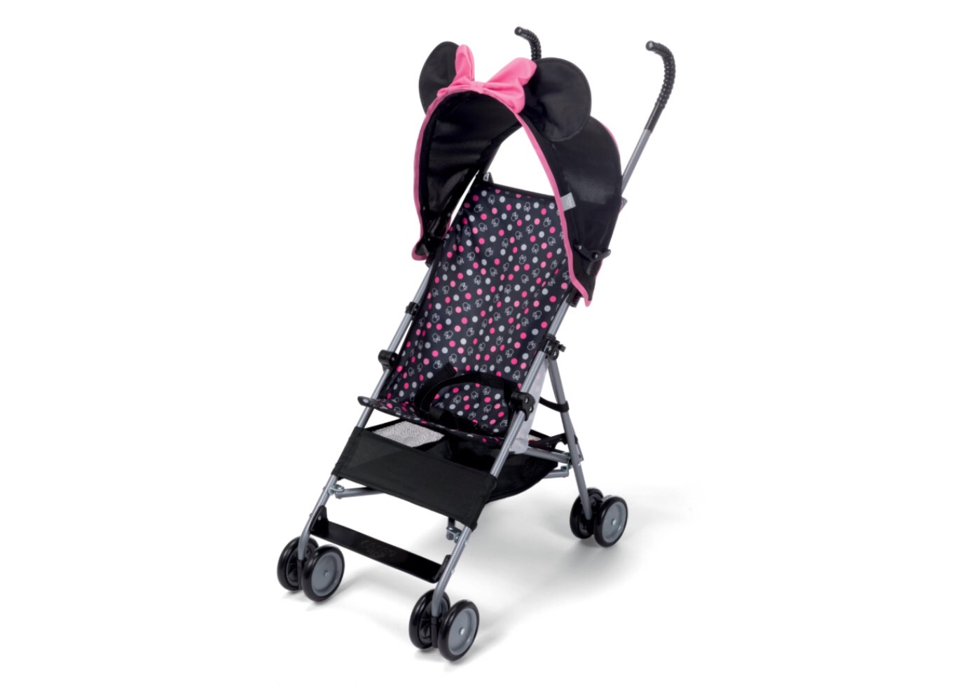 Disney Baby Comfort Height Character Umbrella Stroller with Basket, Modern Minnie, Toddler, Unisex