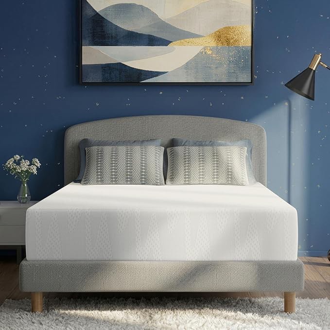 Full Size Mattress, 10 Inch Full Mattress in a Box, Pillow Top with Gel Memory Foam for Cool Sleep, Pocket Spring Hybrid Mattress for Pressure Relief and Motion Isolation