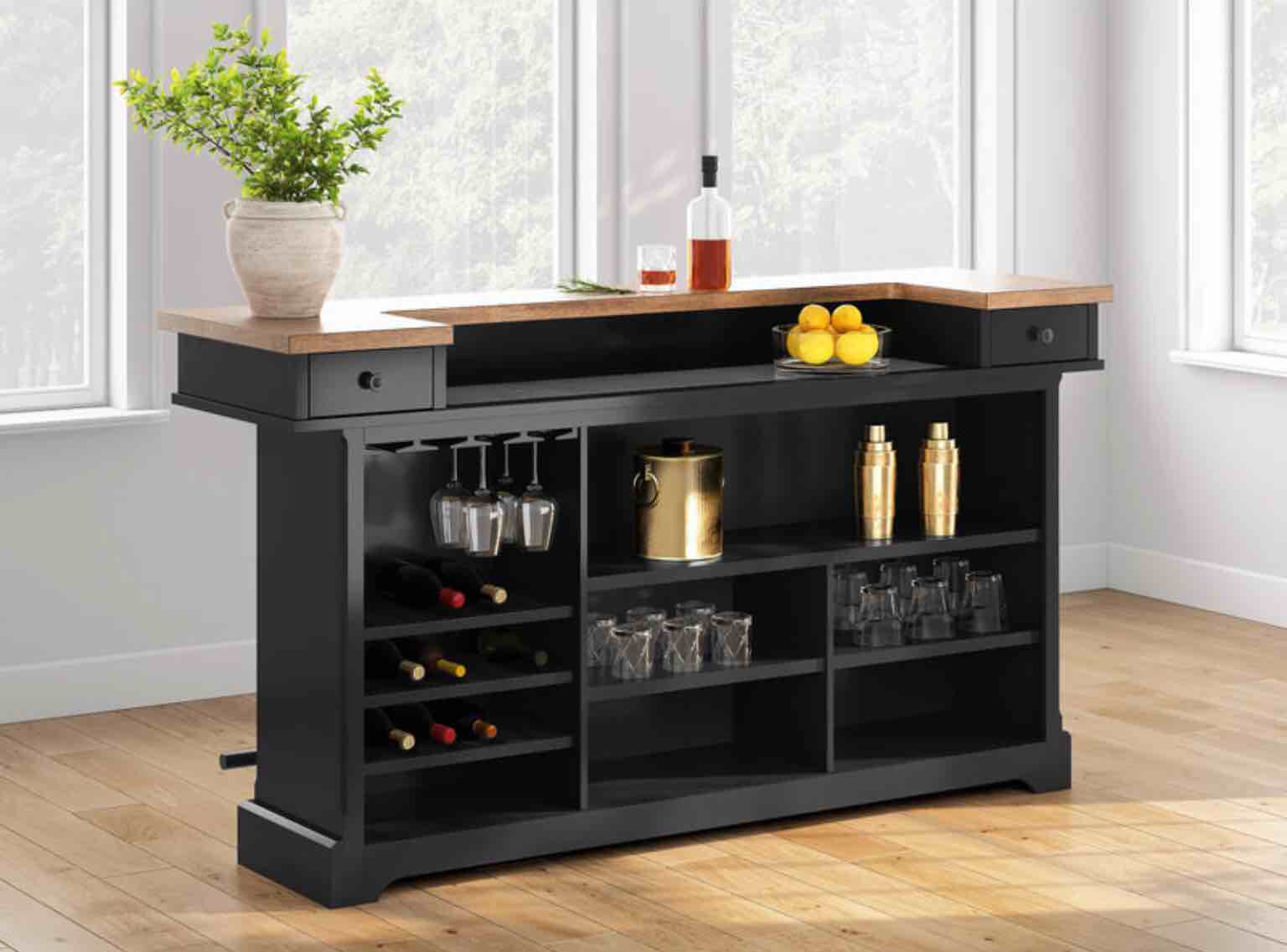 Wildenauer bar with hardwood solids 