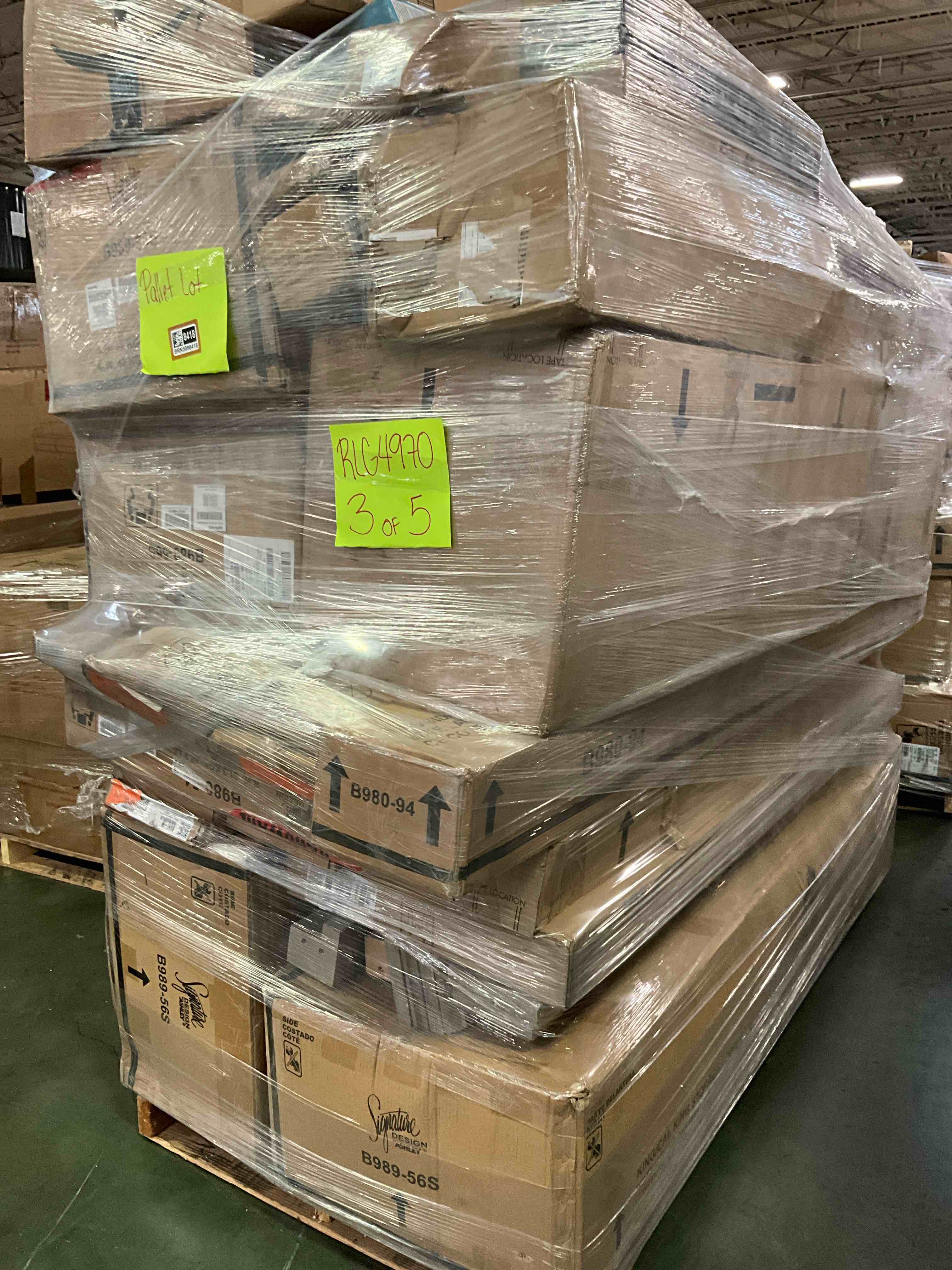 Pallet Lot of High End Furniture (Table Top  // Footboard // and so much more)