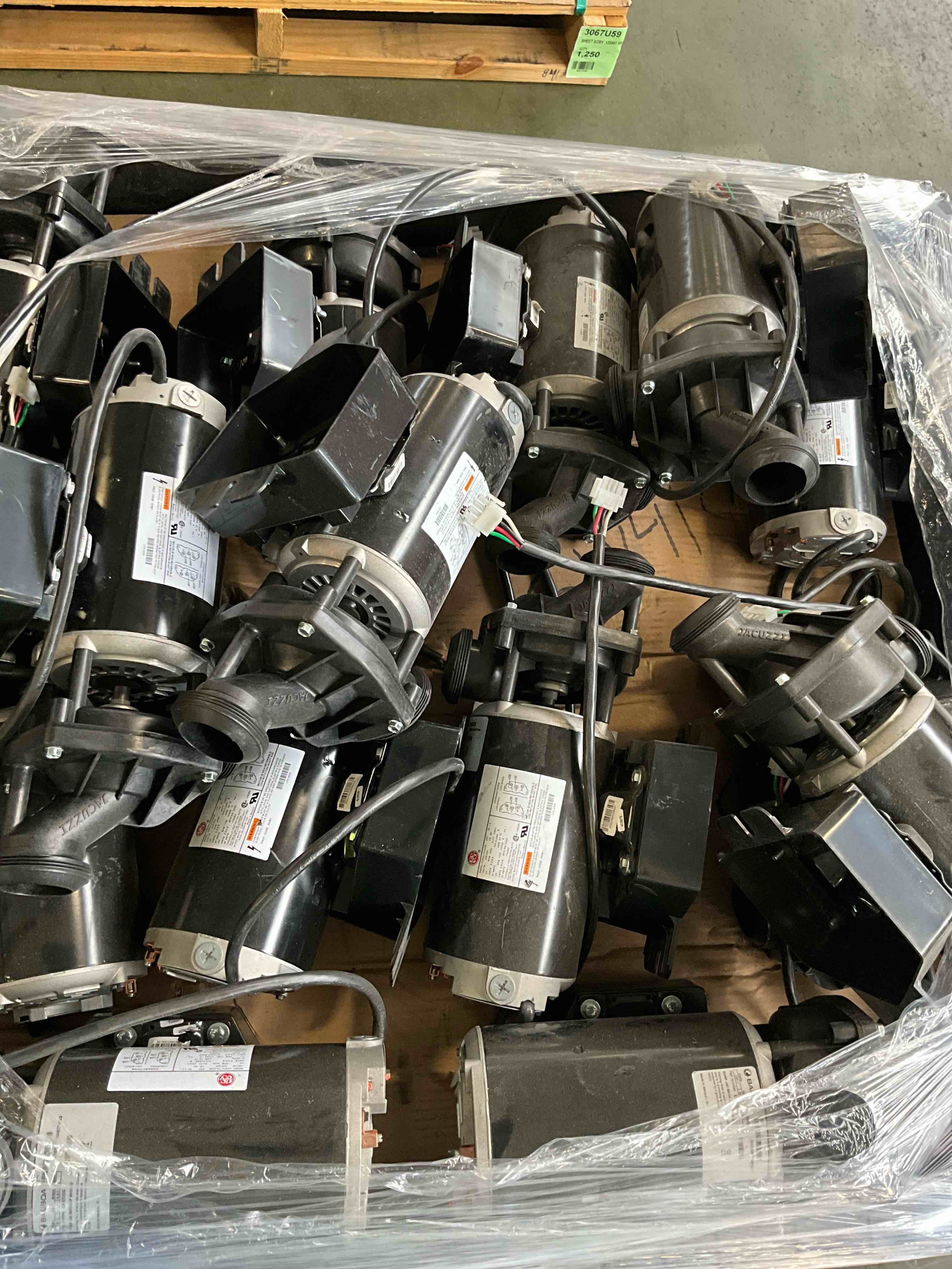 Pallet Lot of hydro spa circulation pump 
