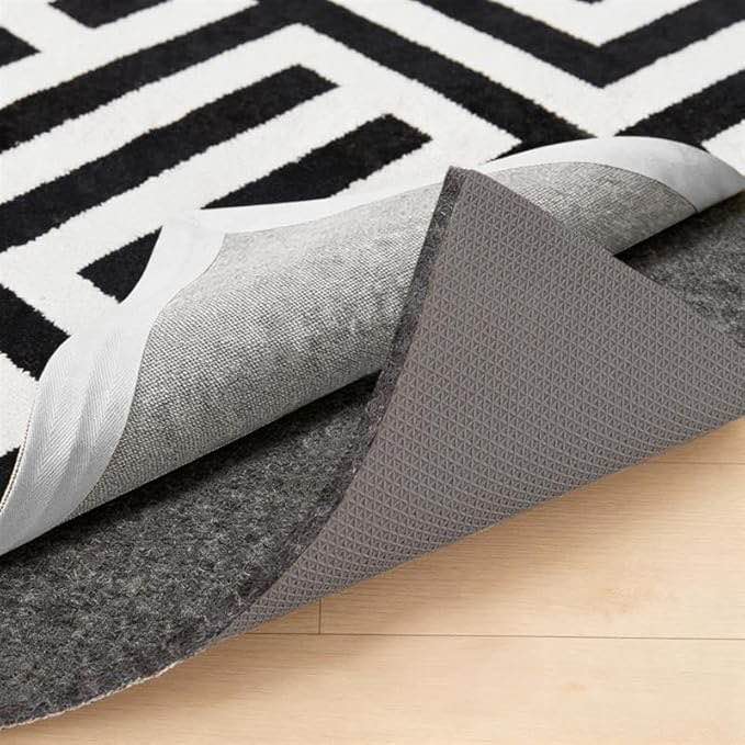 Felt with Rubber Stay in Place Slip Resistant Rug Pad, 1/8 inch Thick, 9x12 FT