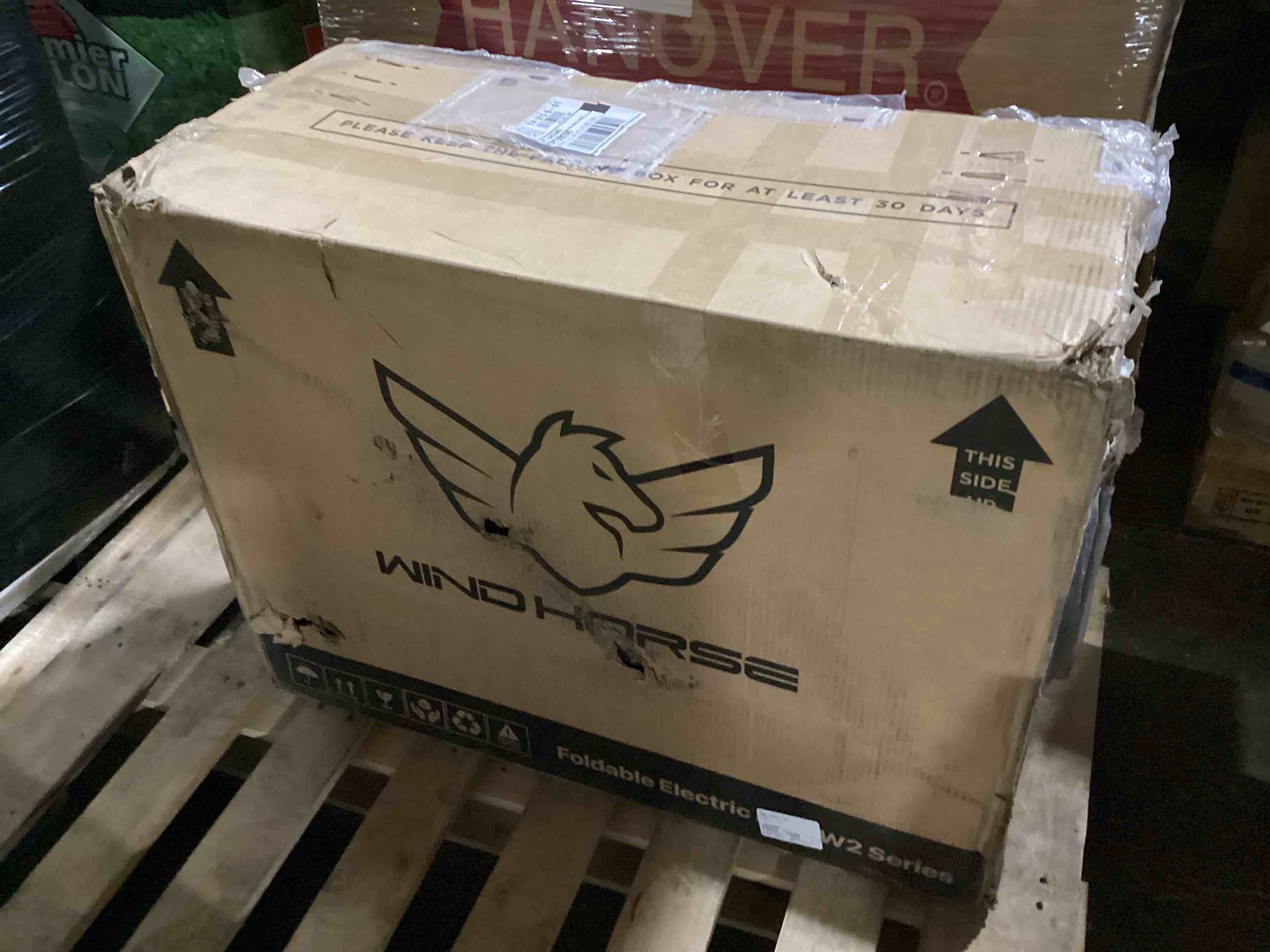 Condition photo showing New/Like New for wind horse foldable electric bike w2 series 