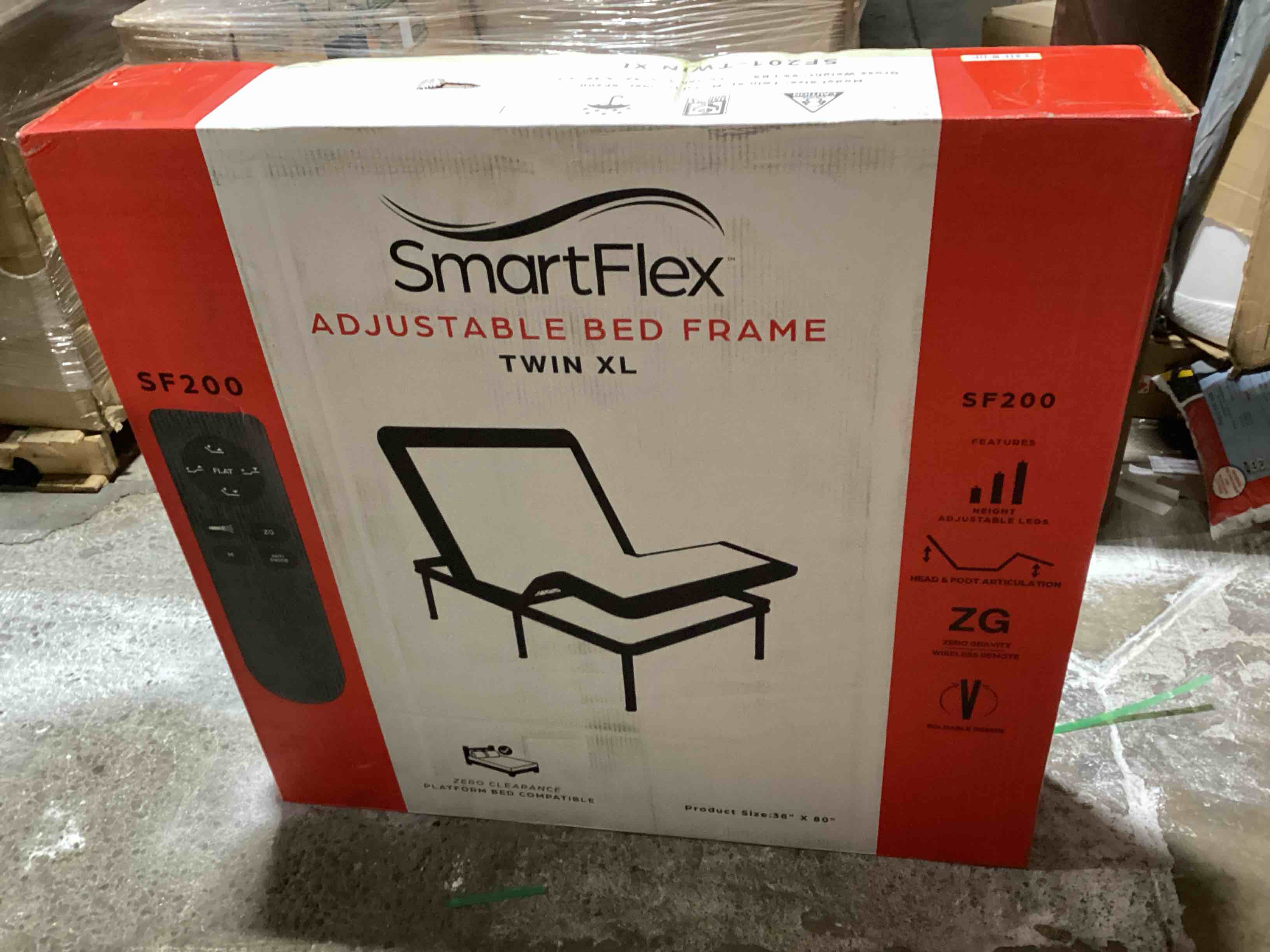 Condition photo showing New/Like New for smartflex twin xl adjustable bed frame - sf200