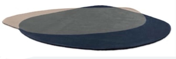  Blue wool carpet