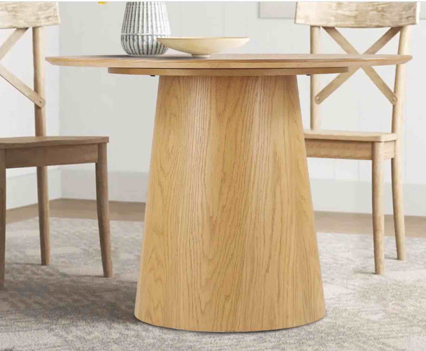 Oak Round Dining Table  (Only the top)