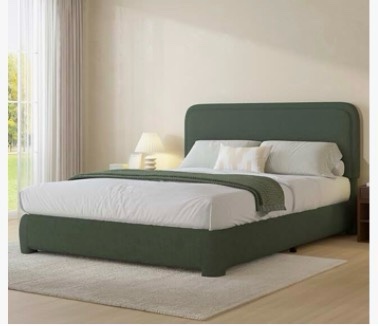 Upholstered Plataforma Full Green