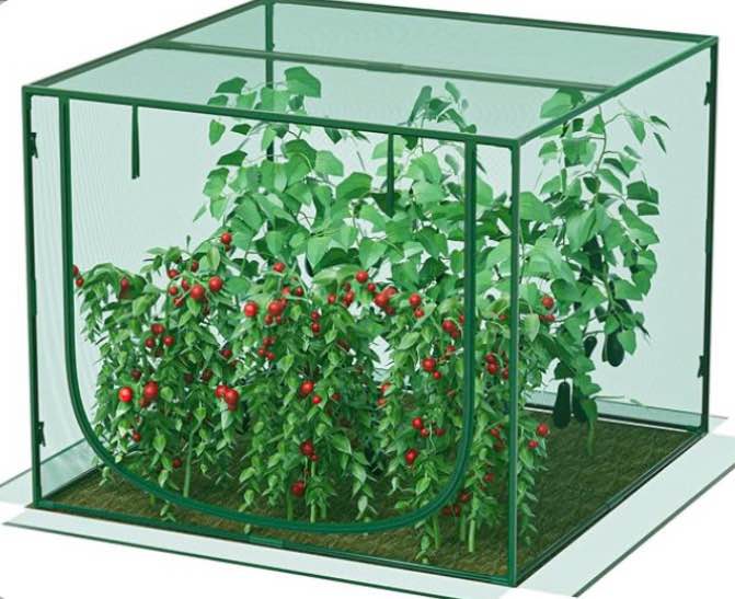 Garden Plant Netting Mesh Cover for Raised Bed with Roll schutz+rechteckiges Blumenbeet