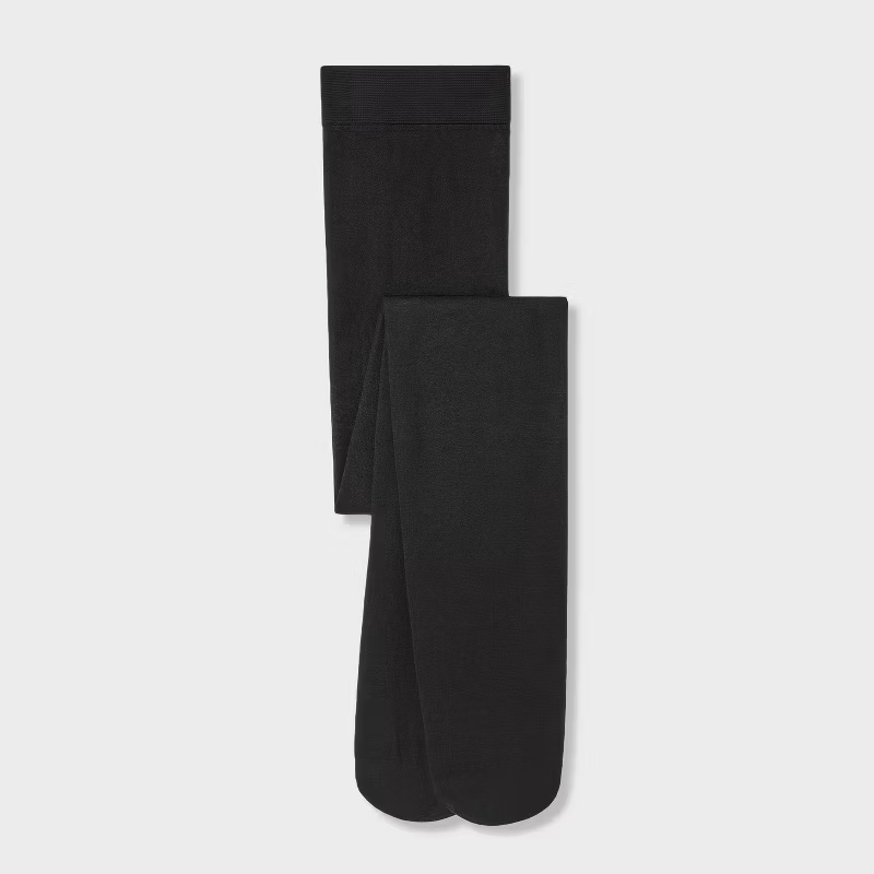 Girls' Dance Footed Tights - Cat & Jack™ Black S 4-6 3PK