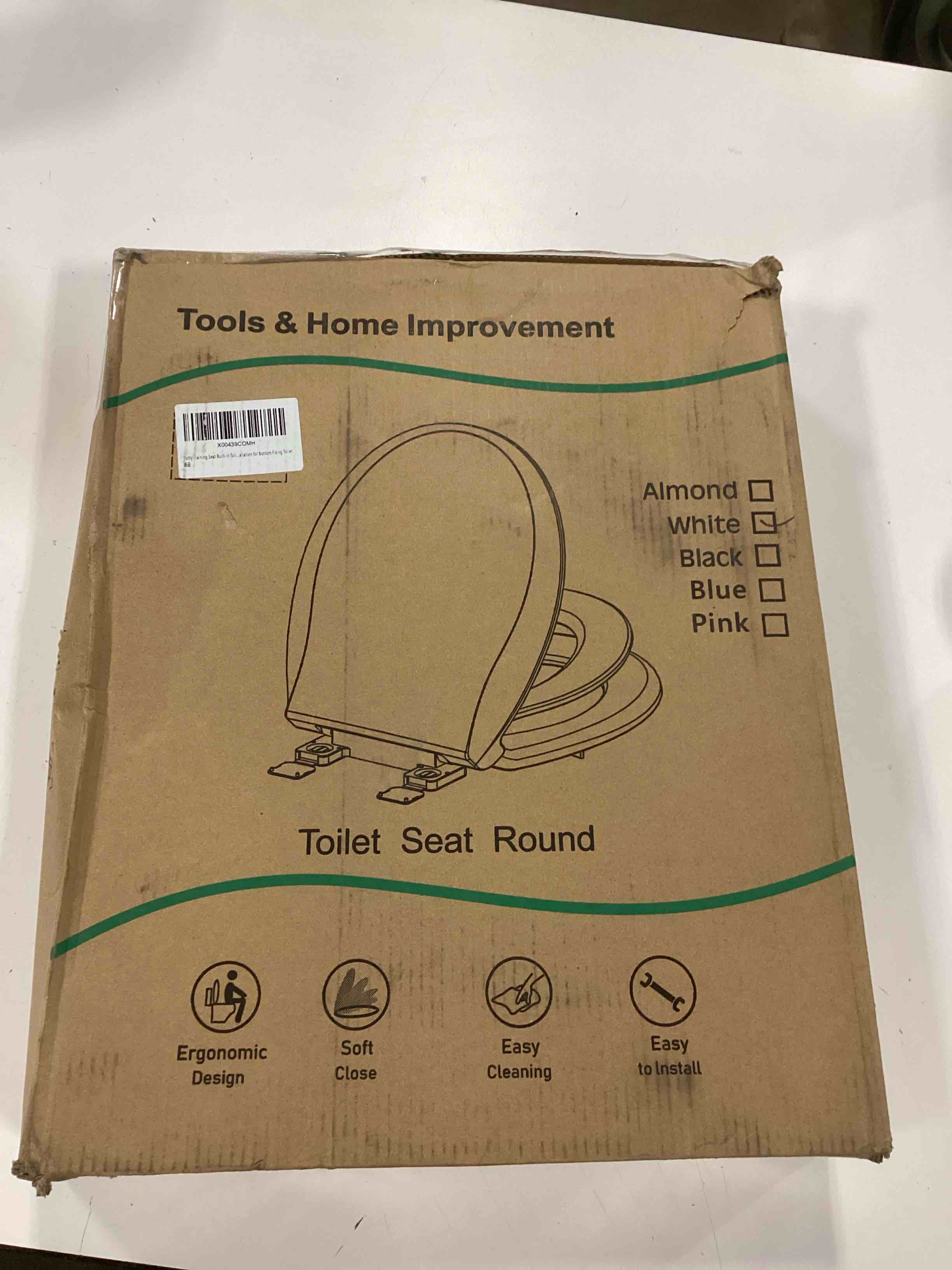 similar 1M Family Toilet Seat, Patented Slow Close & Quick Releasing Technology, Anti-Wiggling, Easy to Install and Clean, Standard Round with Toddler Seat Built In (1 Piece)