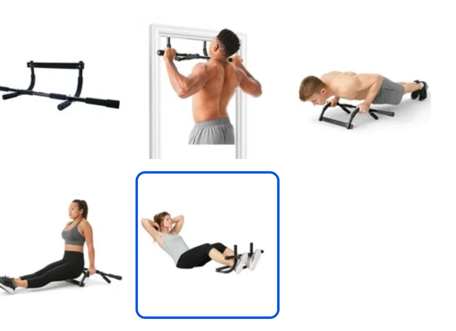 Athletic Works Multi-Function Pull-Up Bar, Black