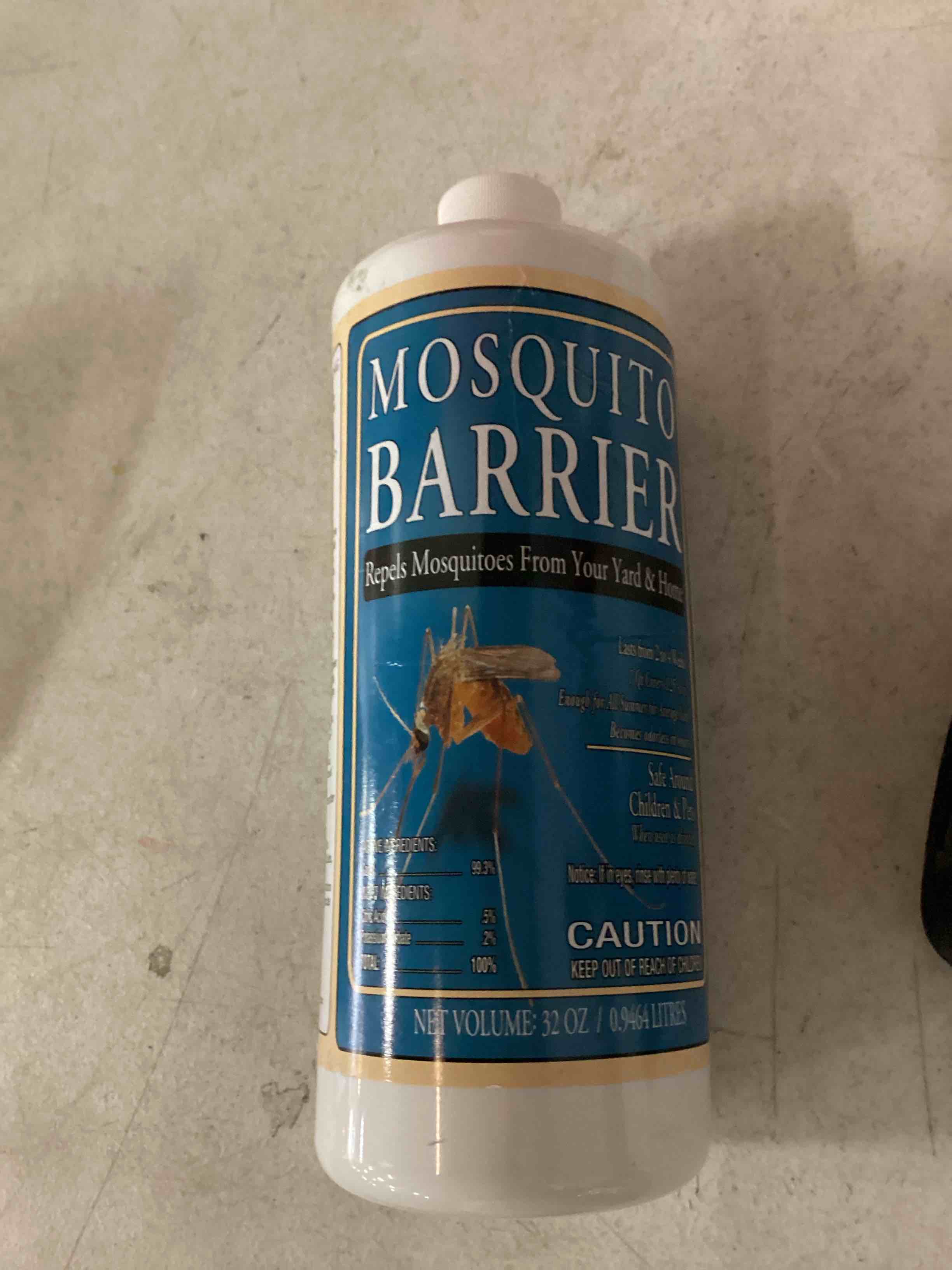 Condition photo showing New/Like New for liquid garlic mosquito repellent concentrate, 32 fl oz – professional outdoor treatment for lawns, landscapes & perimeter areas – yard & home mosquito protection
