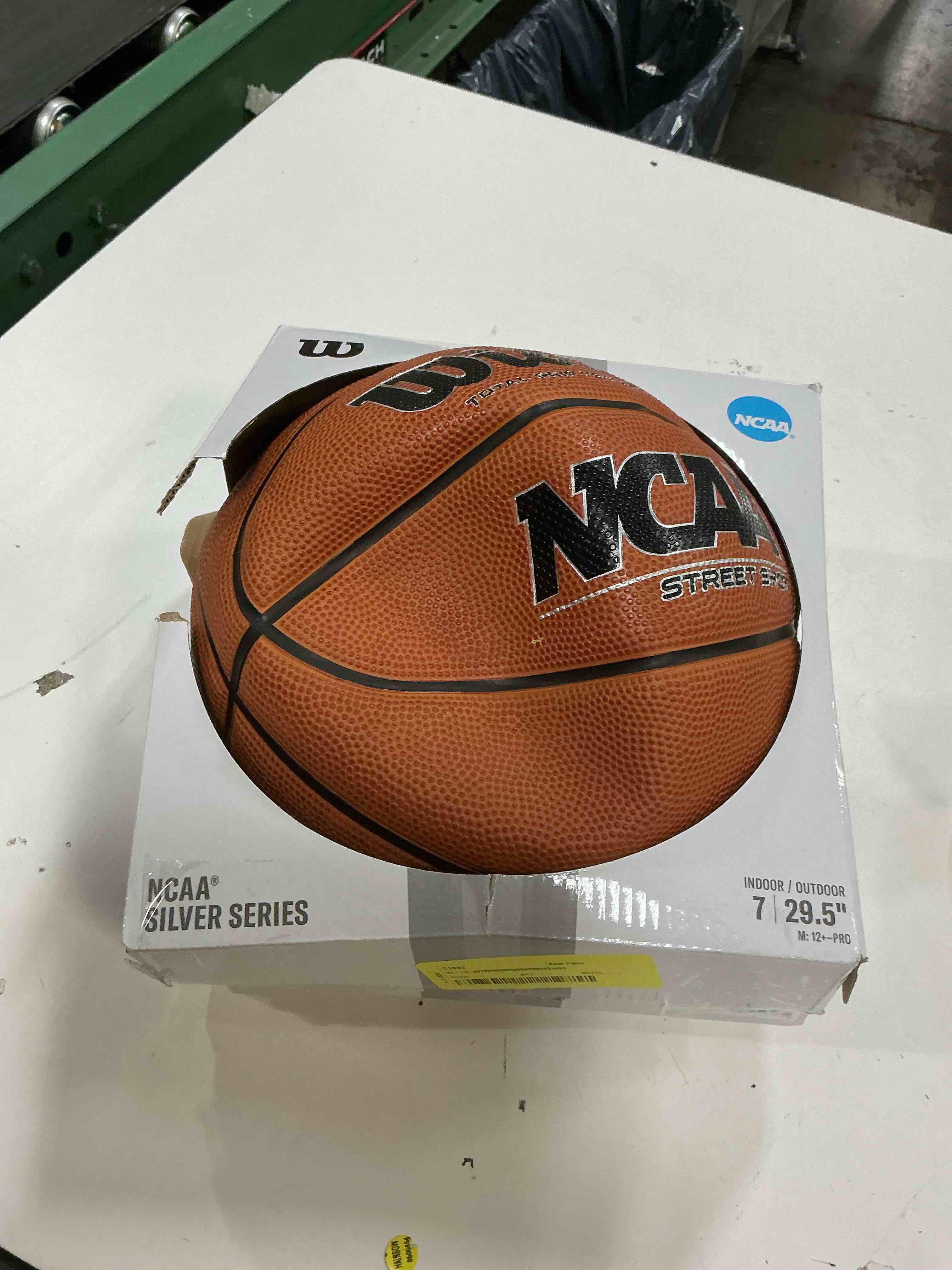 Condition photo showing Good Condition for wilson ncaa street shot basketballs - 29.5", 28.5", 27.5" size 7 - 29.5"