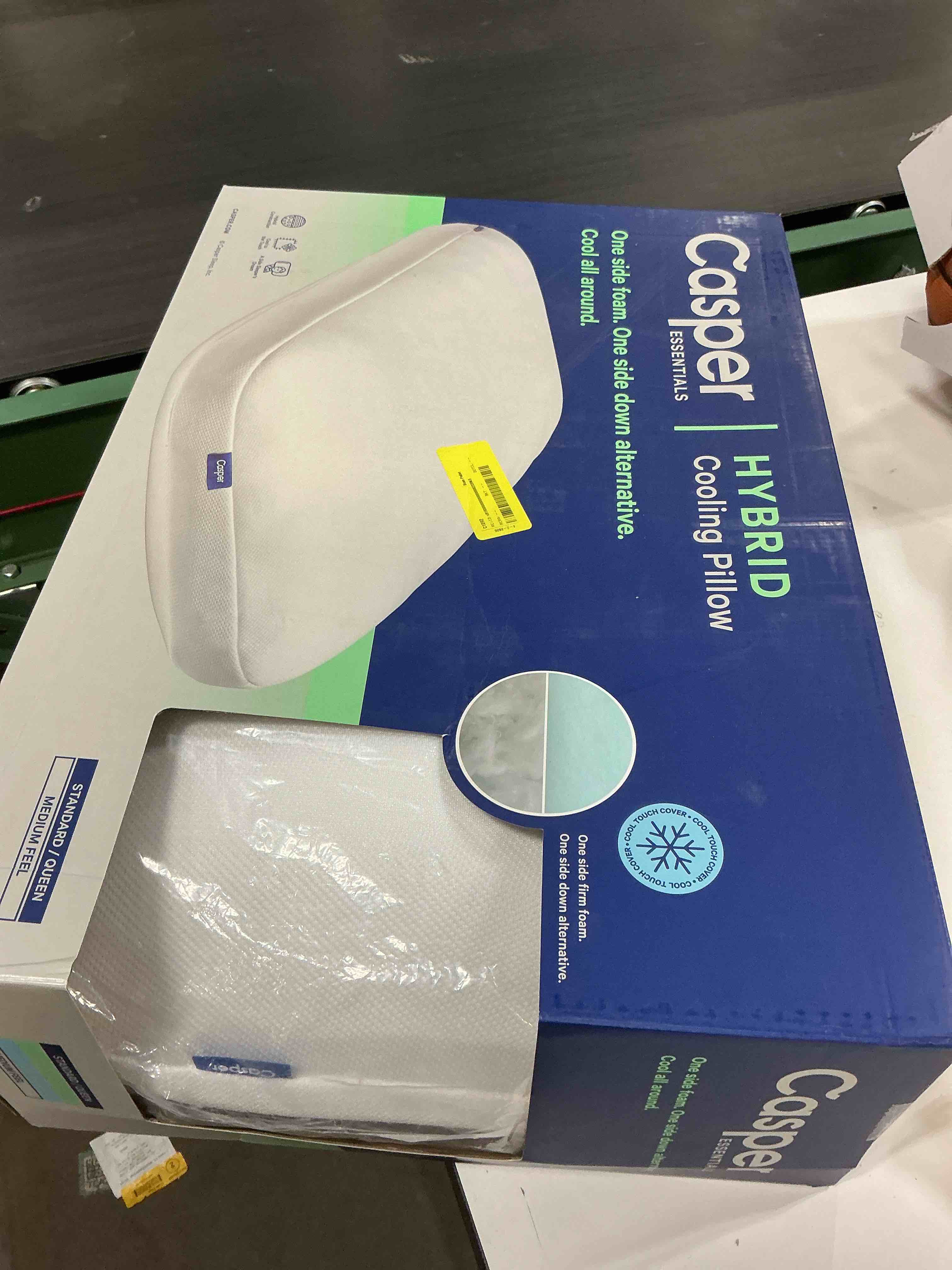 Condition photo showing Good Condition for casper essential cooling hybrid pillow  standard