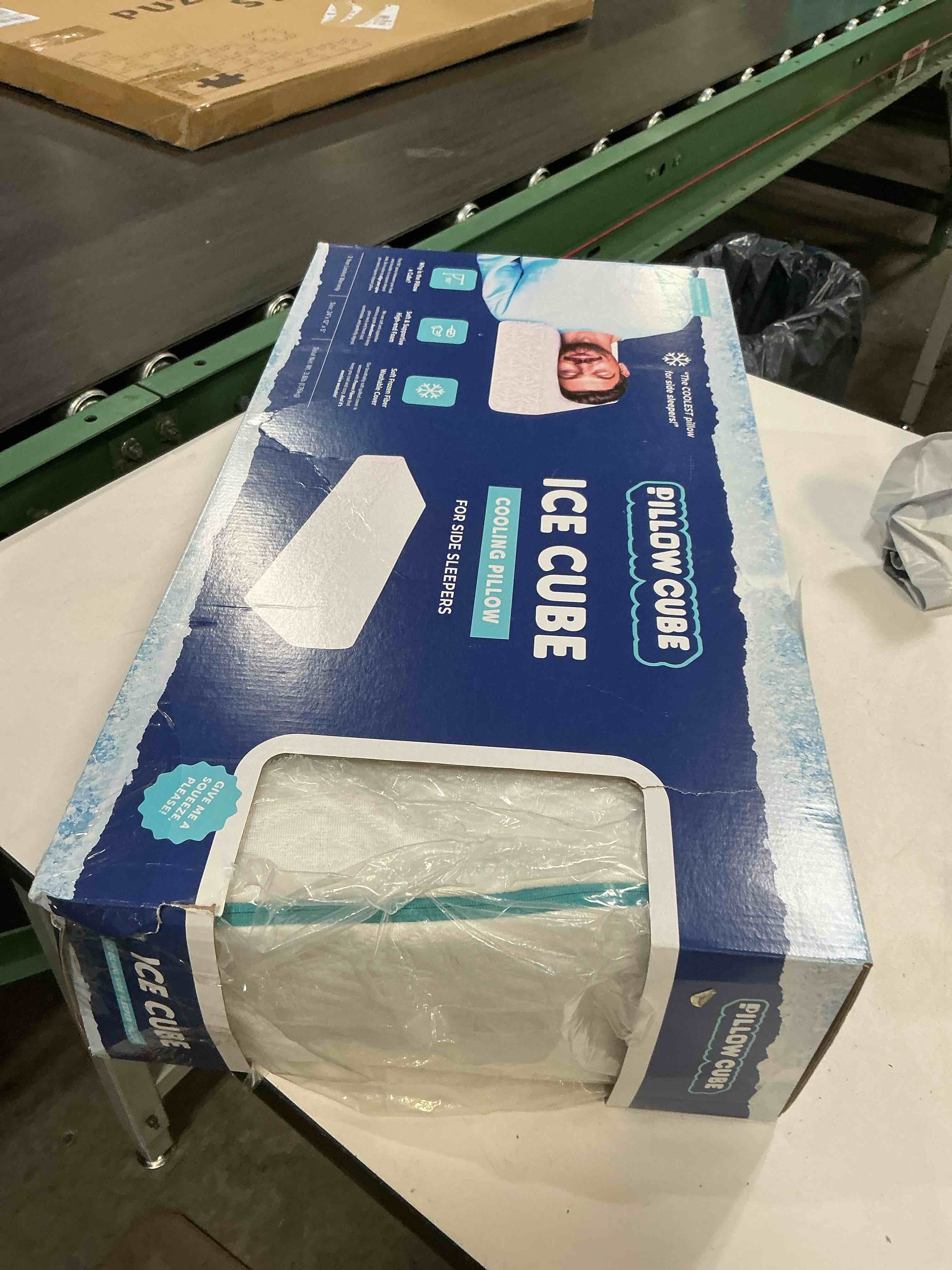 Condition photo showing Good Condition for pillow cube ice cube - 5" cube pillows for side sleepers, cooling memory foam pillows for neck and shoulder pain - king, queen, twin 24"x12"x5"