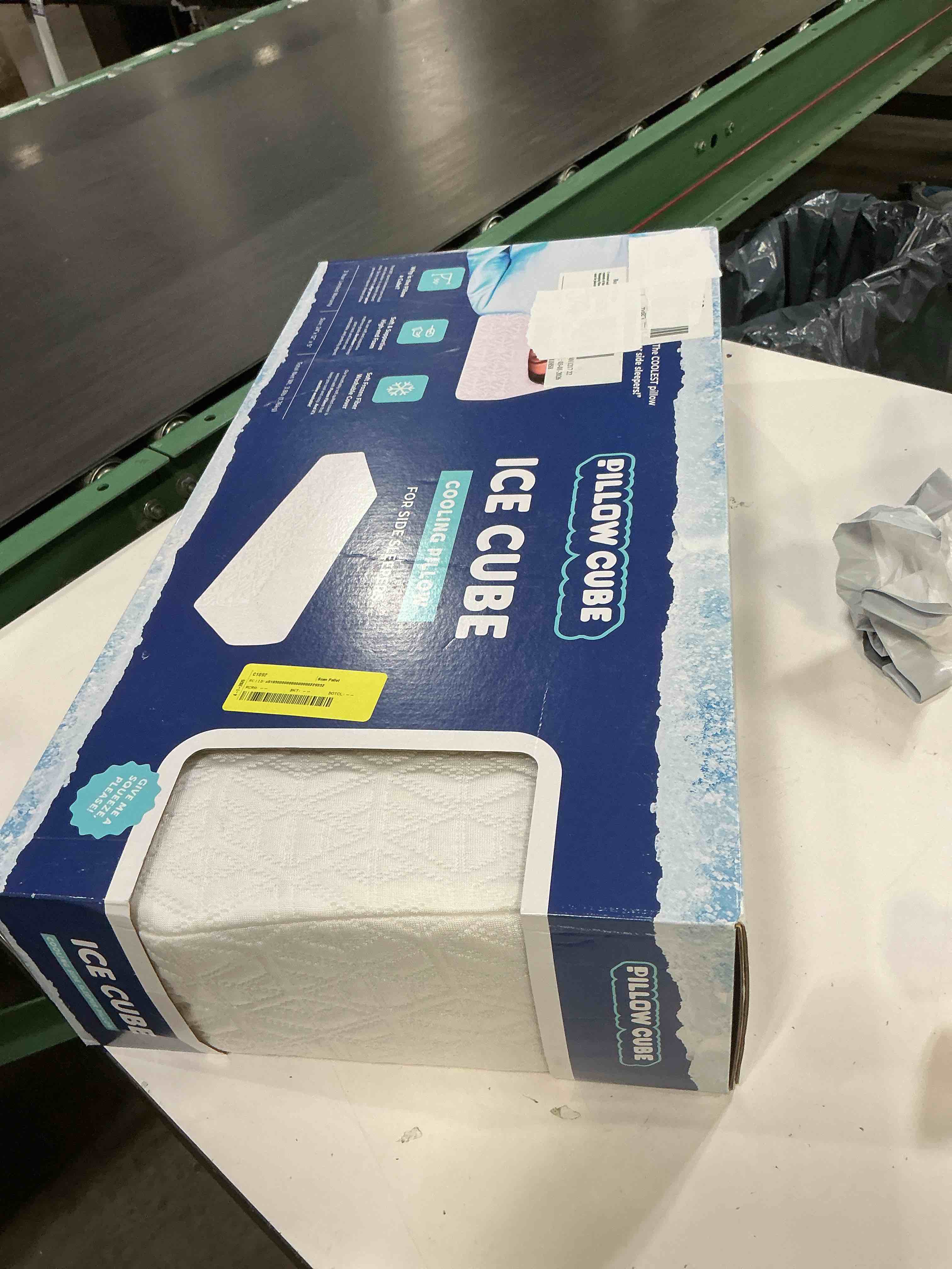 Condition photo showing Good Condition for pillow cube ice cube - 5" cube pillows for side sleepers, cooling memory foam pillows for neck and shoulder pain - king, queen, twin 24"x12"x5"