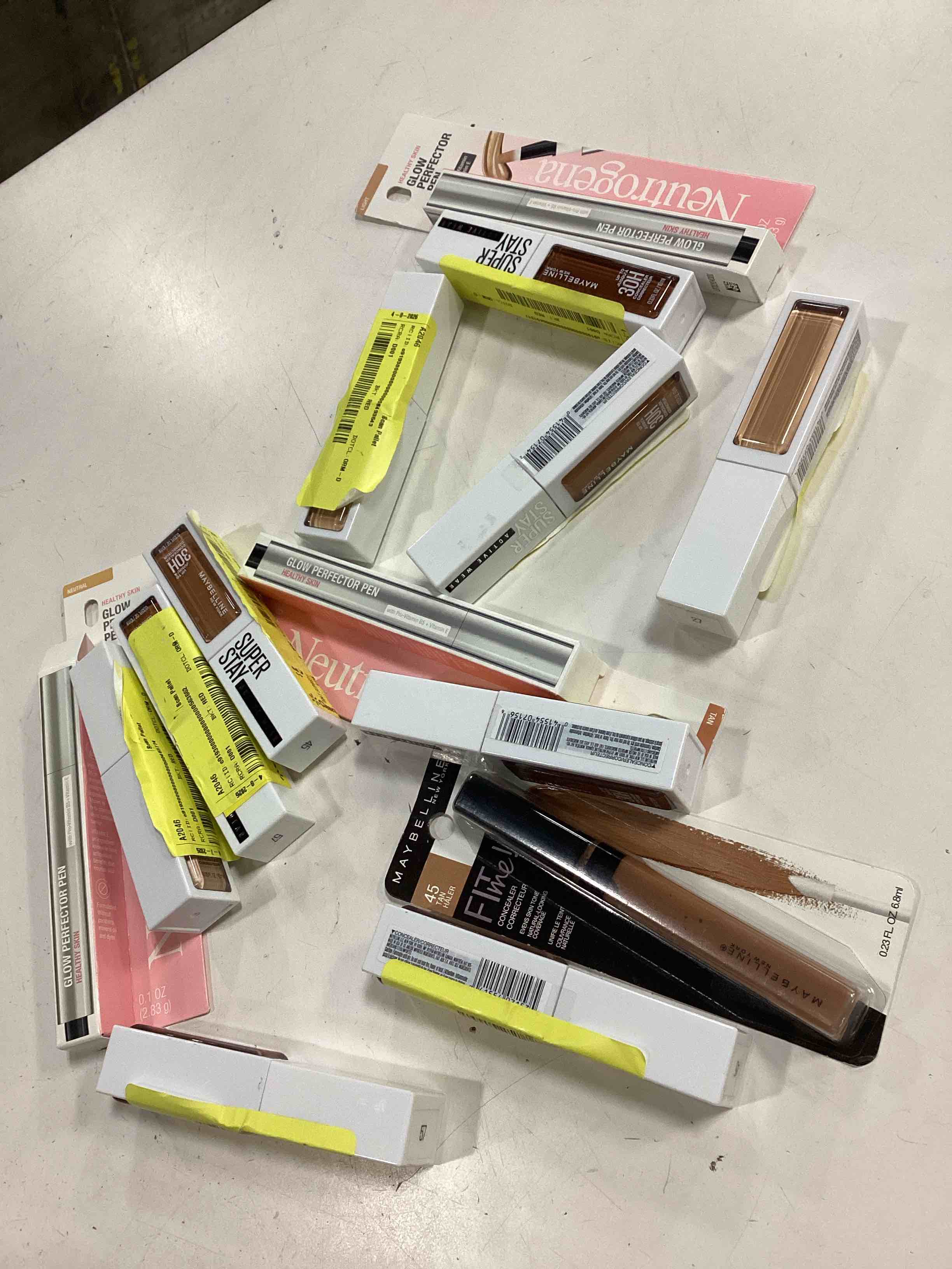 Condition photo showing As Is for pack of 12 units makeup assorted cosmetics ( different styles, colors and brands)