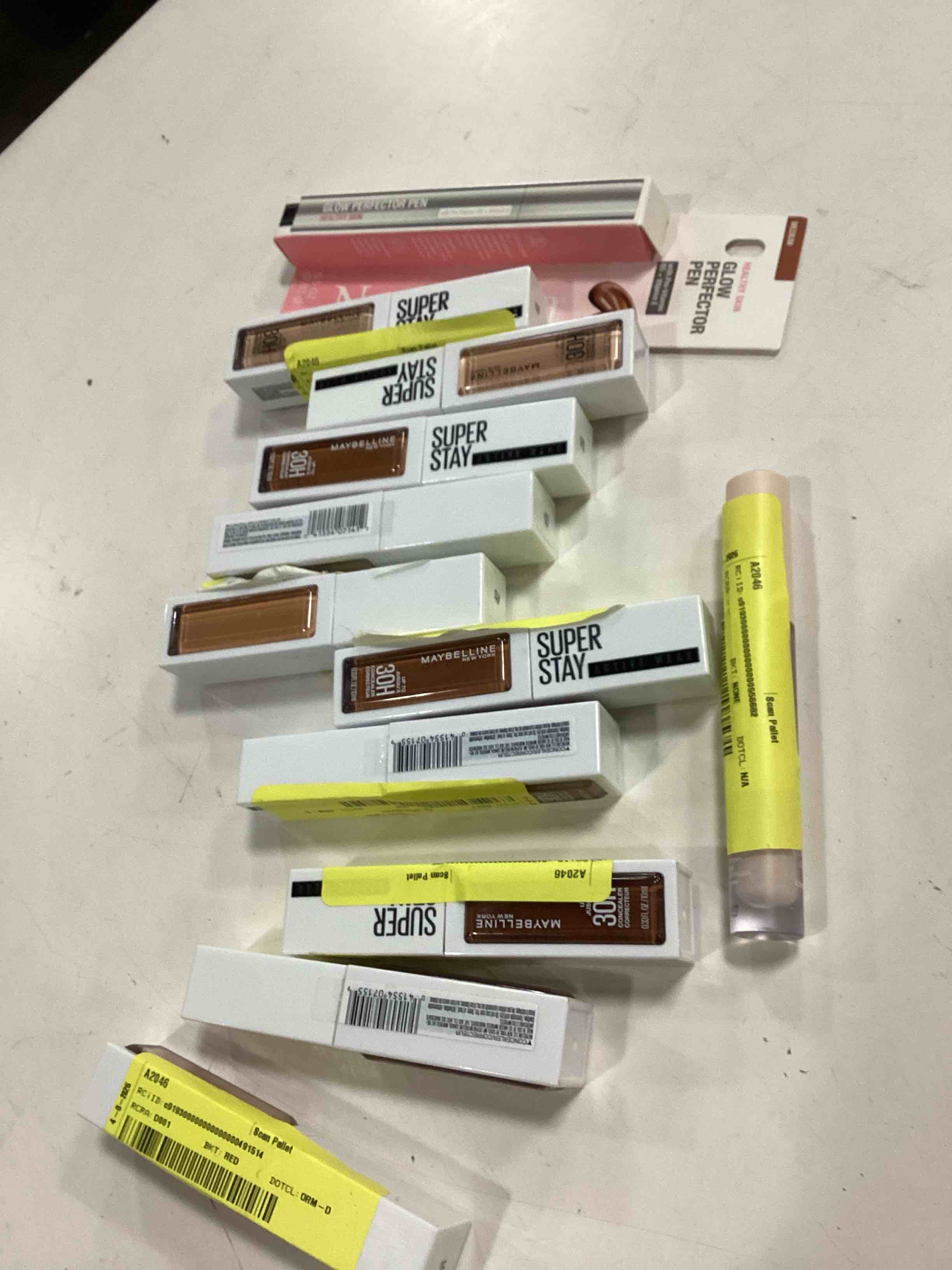Condition photo showing As Is for pack of 12 units makeup assorted cosmetics ( different styles, colors and brands) 