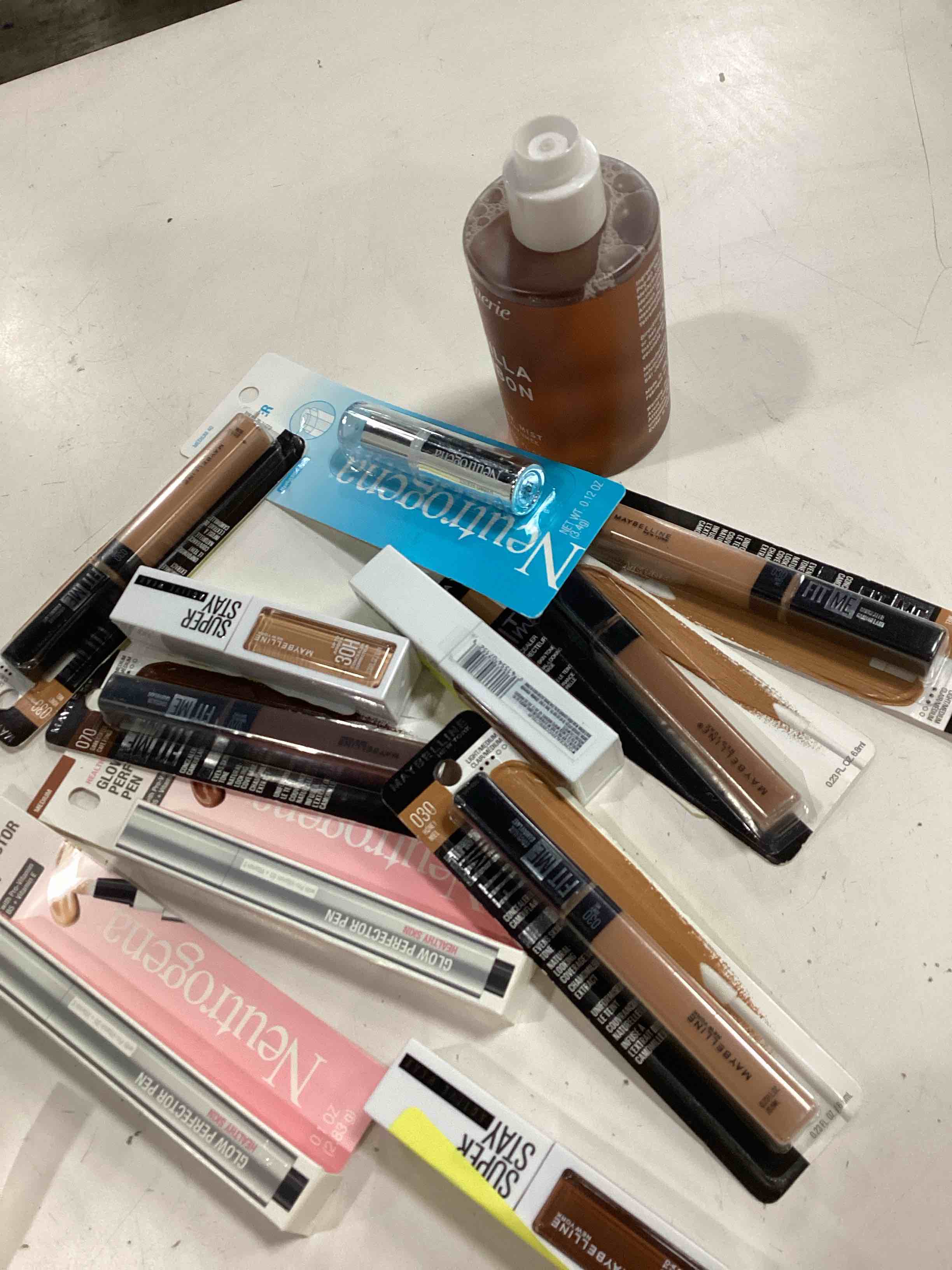 Condition photo showing As Is for pack of 12 units makeup assorted cosmetics ( different styles, colors and brands)