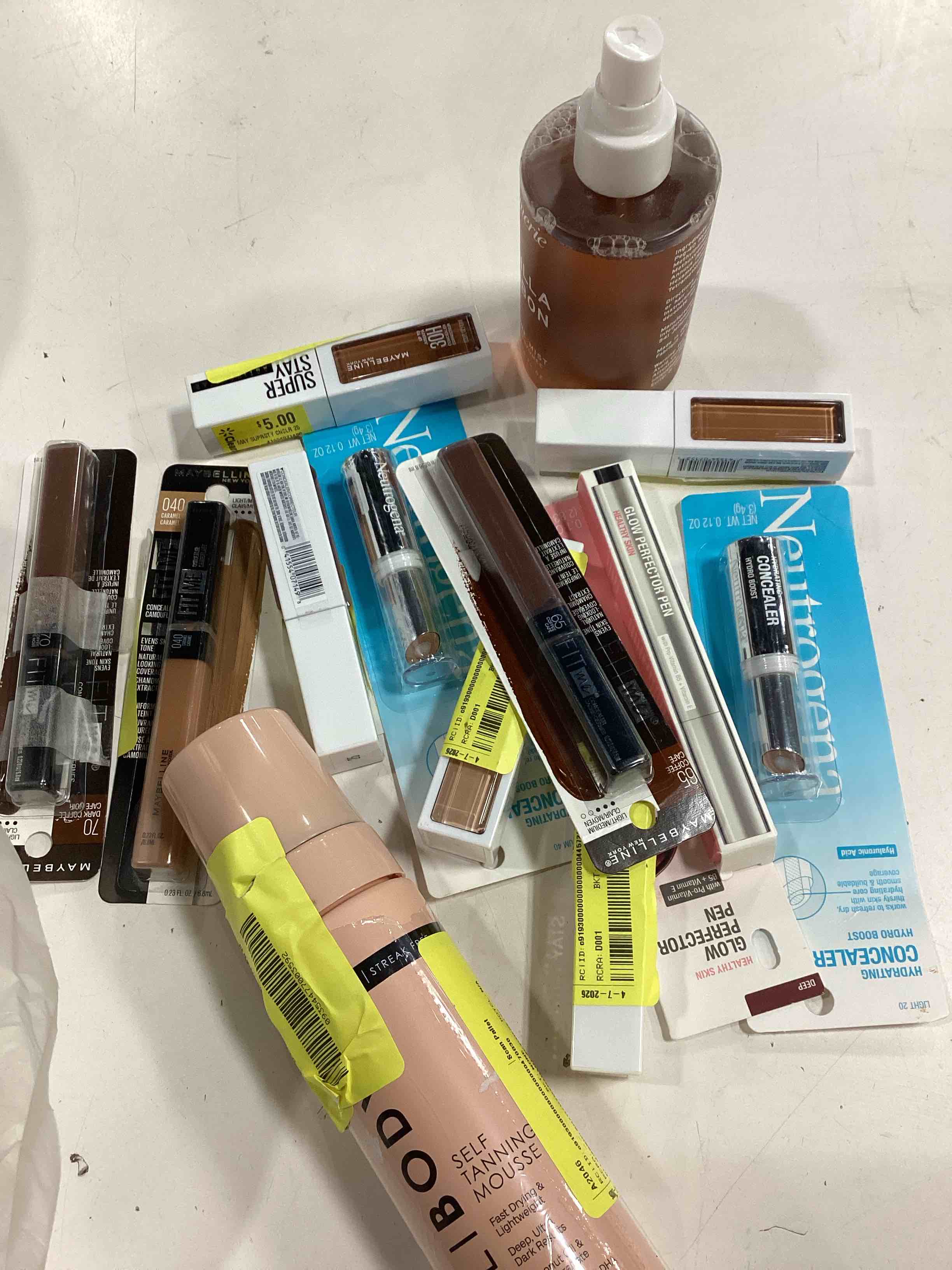 Condition photo showing As Is for pack of 12 units makeup assorted cosmetics ( different styles, colors and brands)