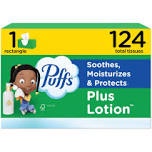 Puffs Plus Lotion Facial Tissue - 124ct per box (case of 7)