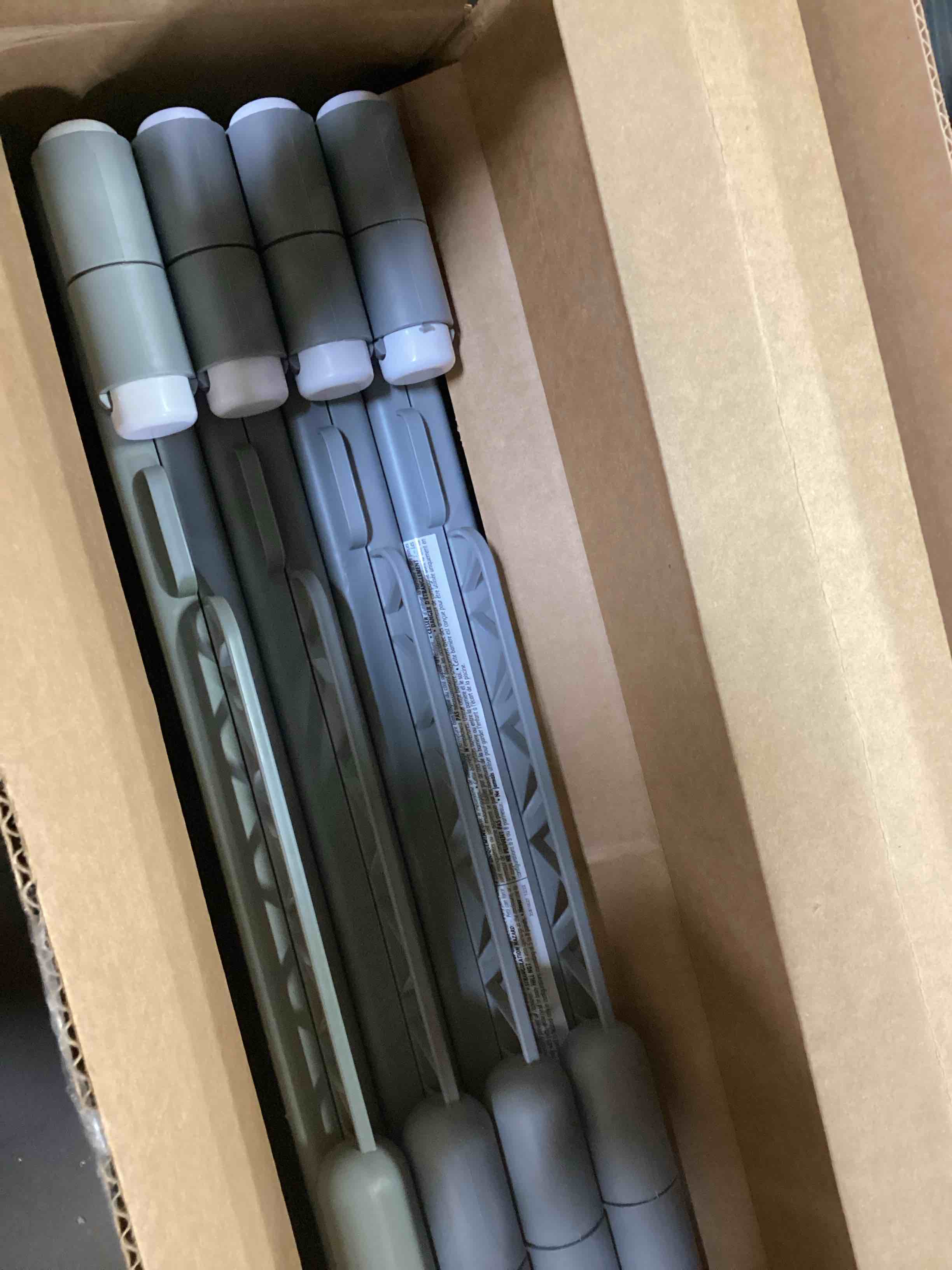 Condition photo showing Good Condition for Evenflo Versatile Play Space Adjustable Play Area, Plastic, 8-Panel (Cool Gray)