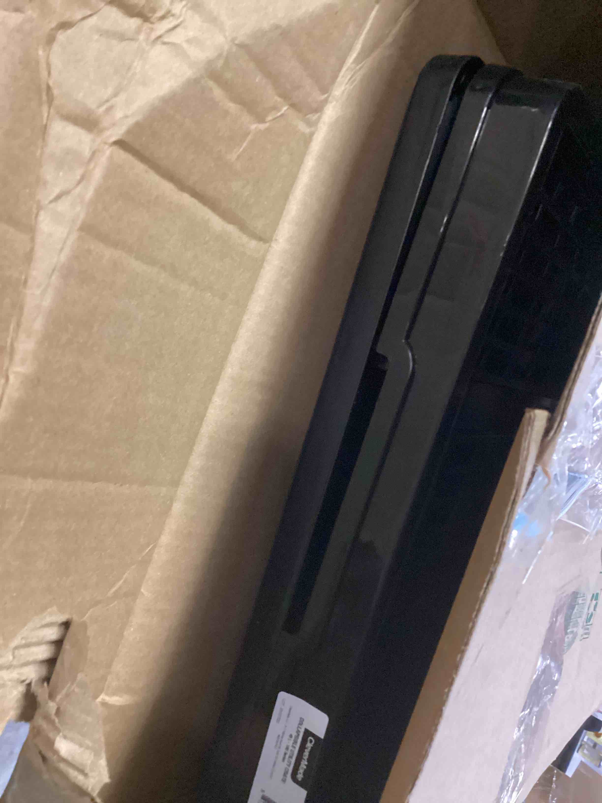 Condition photo showing As Is for similar CleverMade Collapsible Utility Crates-Obsidian 1pck 45L / 11 Gal holds 66 lbs - Stackable Containers Heavy Duty Capacity Crates - Space-Saving Baskets