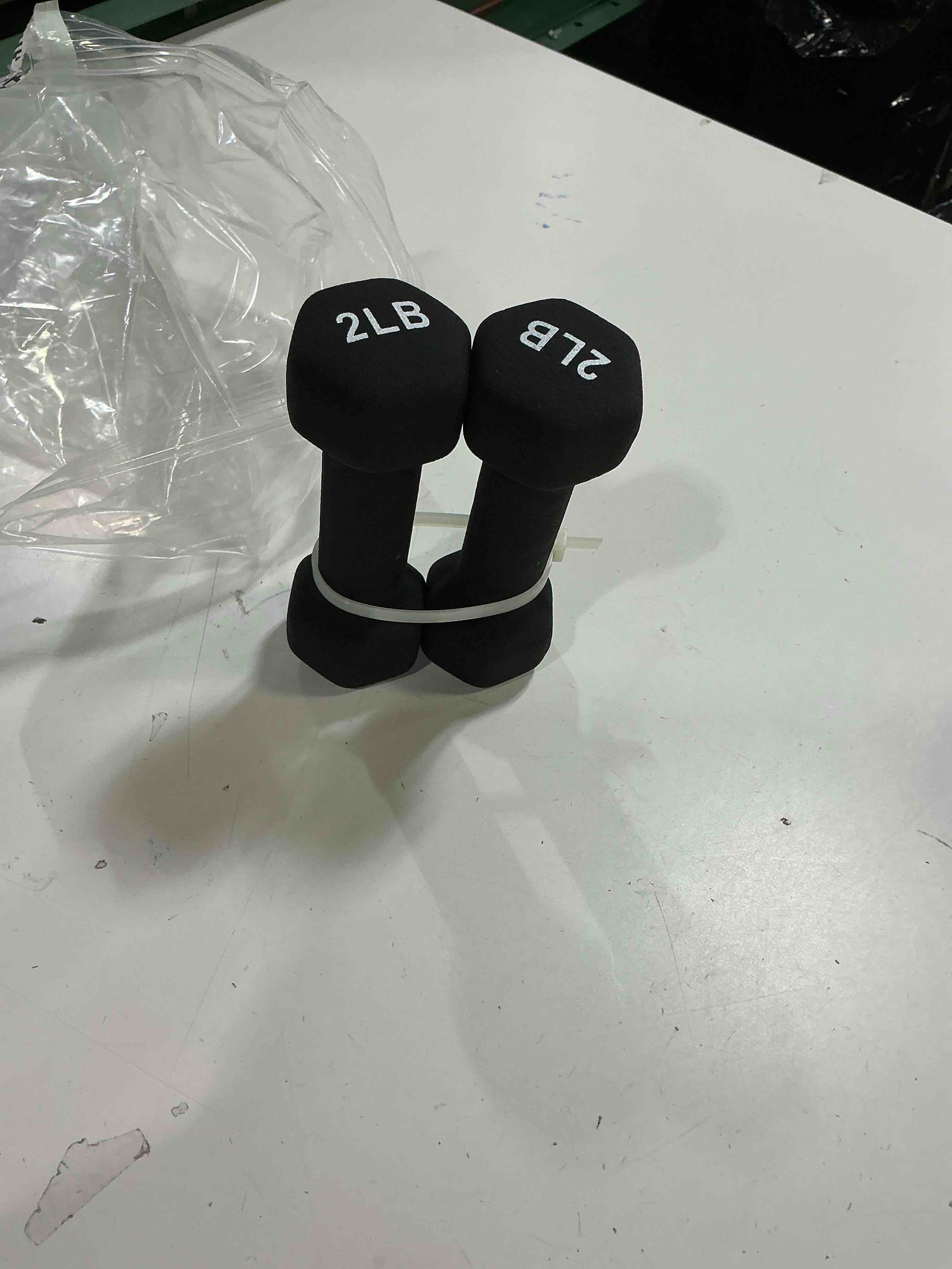 Condition photo showing Good Condition for CAP Barbell 2 LB Neoprene Dumbbell Hand Weights - Pair | Black