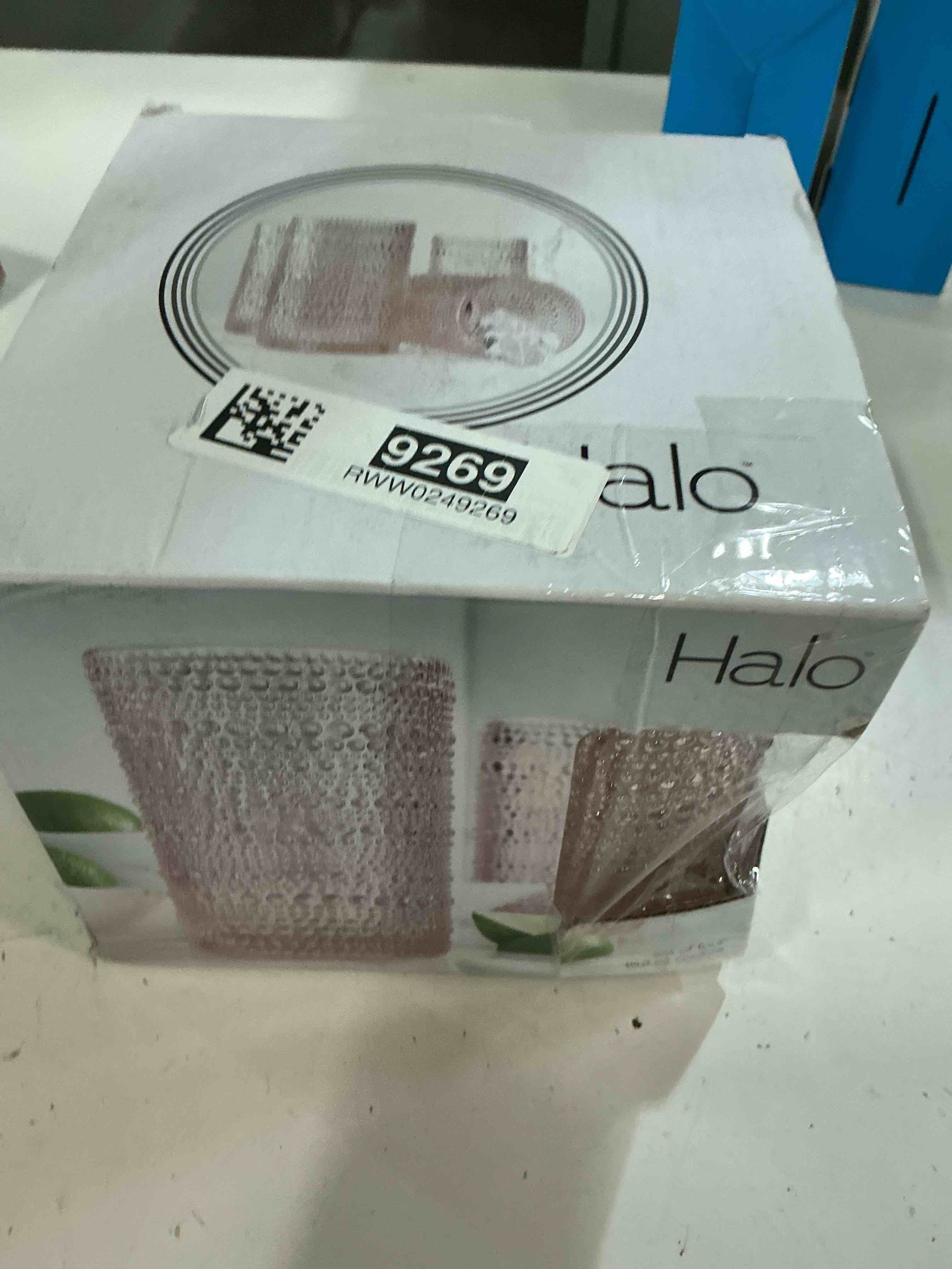 Condition photo showing New/Like New for home essentials halo 4-pc. highball glass set, pink