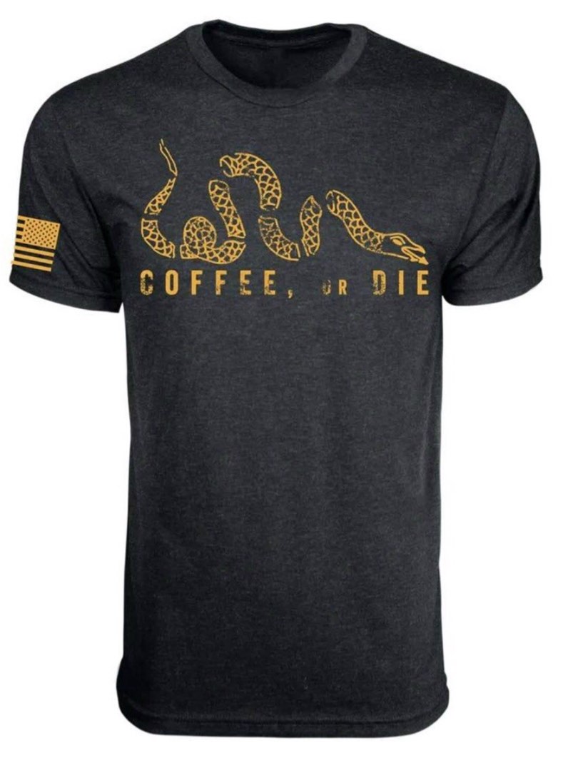 Black Rifle Coffee Company Coffee or Die SS/T Shirt Vintage Black MD