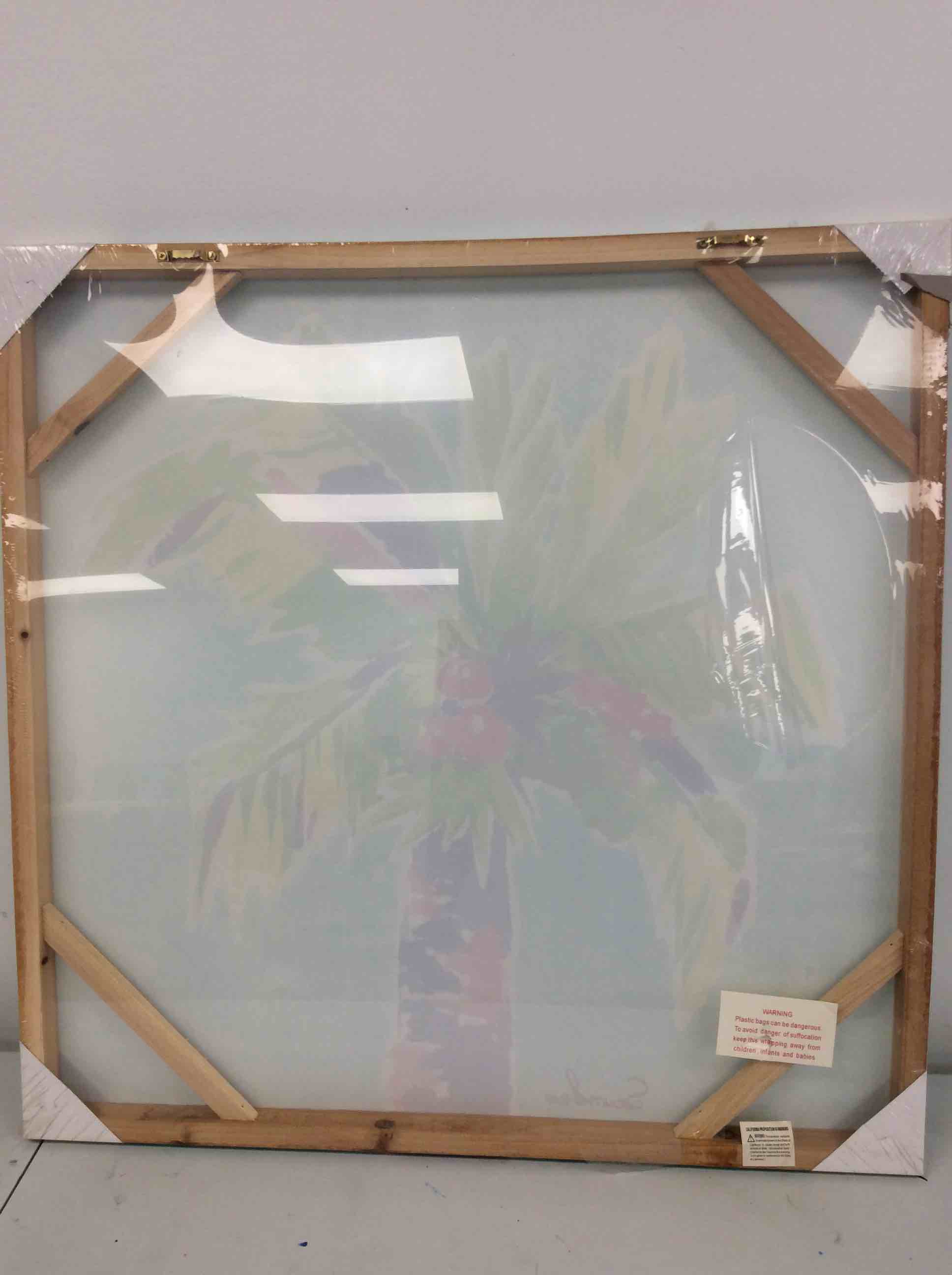 Condition photo showing New/Like New for coconut tree paining 