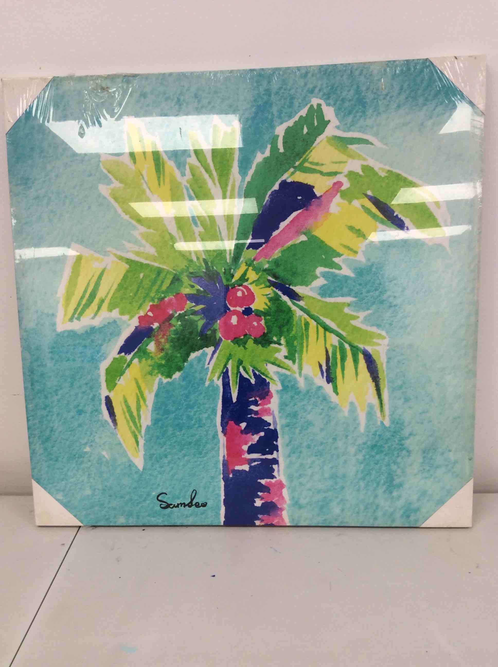 coconut tree paining 