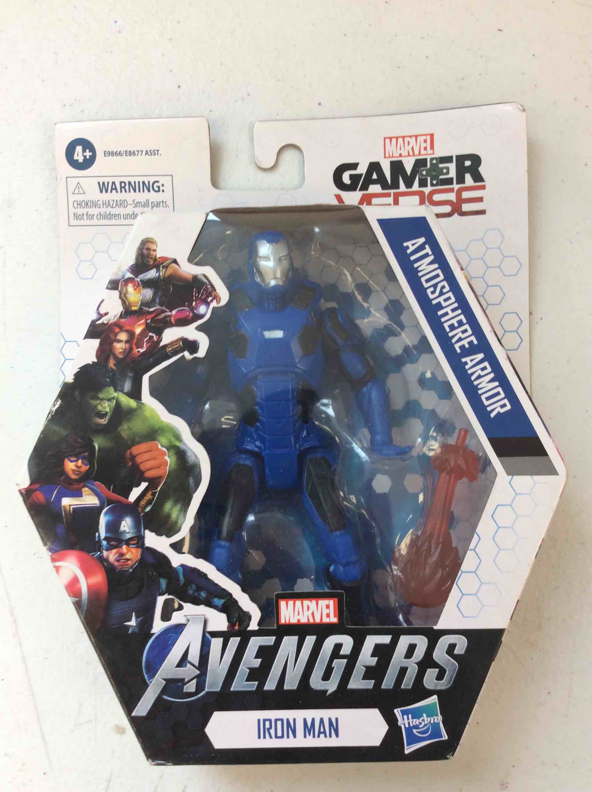 Condition photo showing New/Like New for marvel gamer verse atmosphere armor avengers iron man