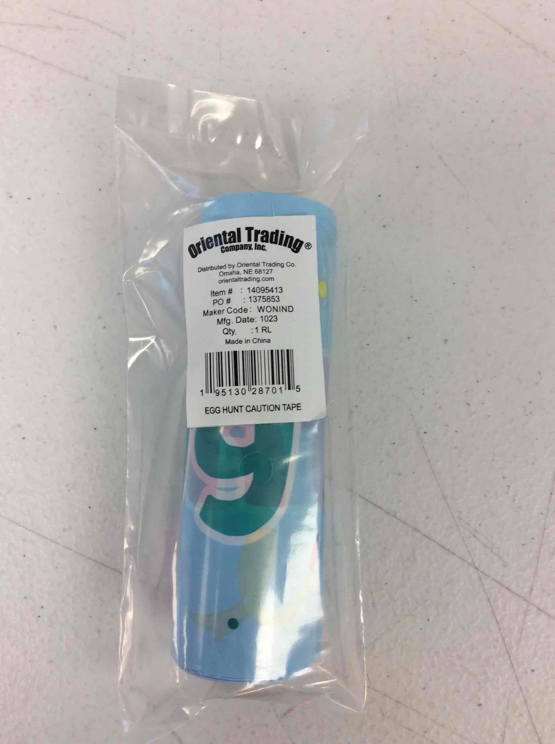 Condition photo showing New/Like New for egg hunt caution tape