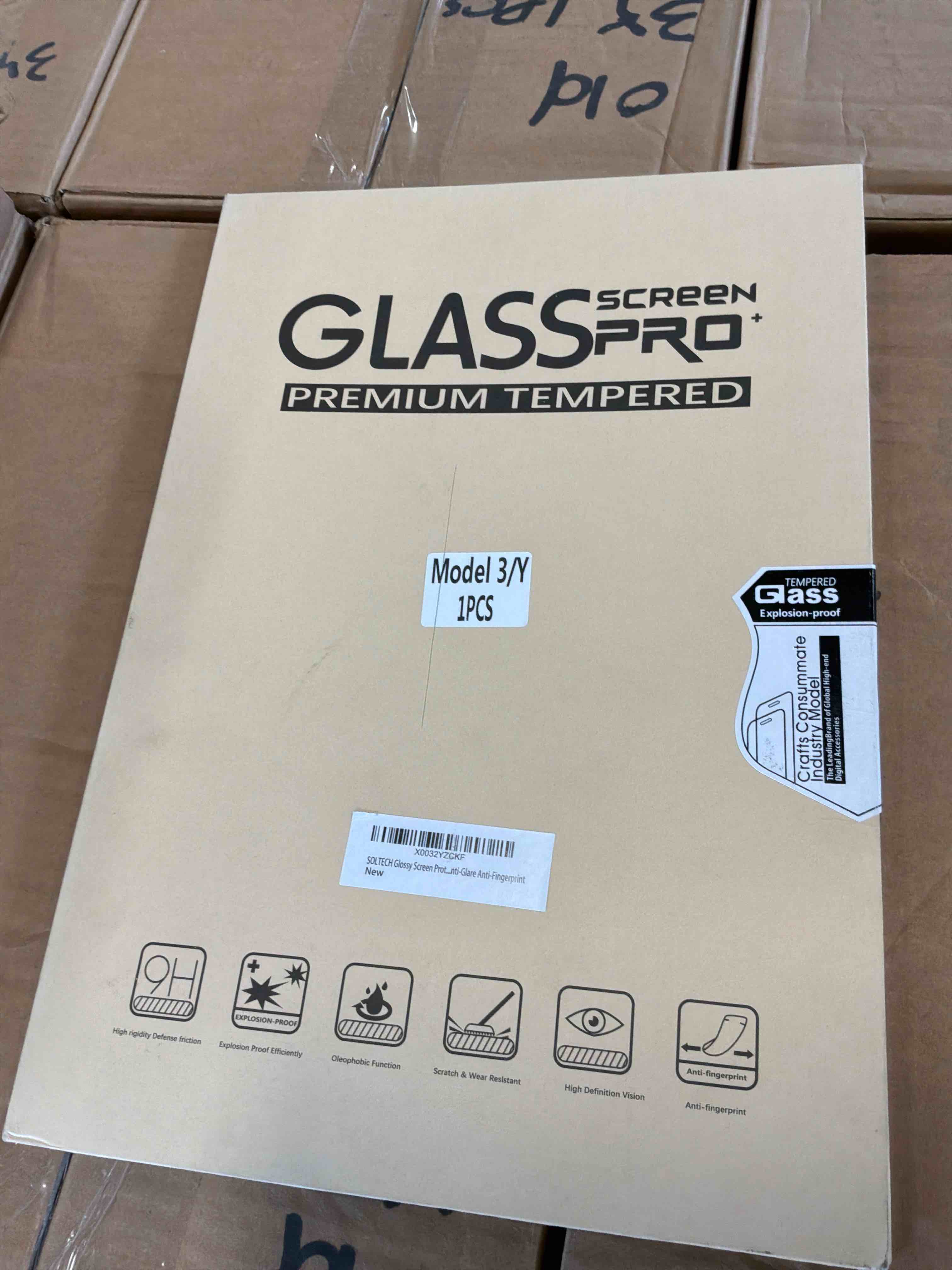 Condition photo showing Good Condition for box of 41 dasaita 9 inch large screen 203x123mm tempered glass screen protector display monitor glass film for 2 din car dvd gps head unit global navigation system