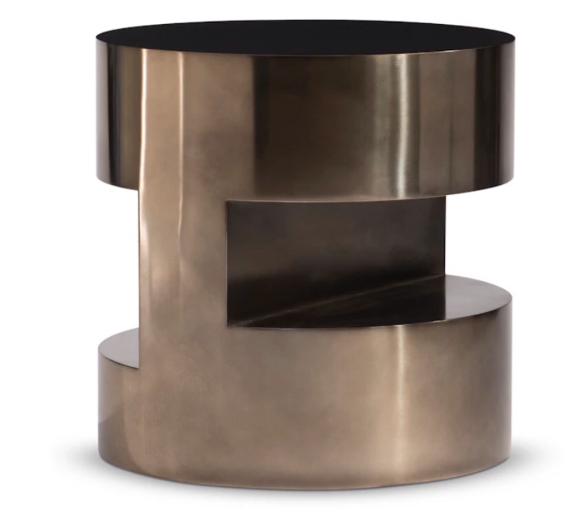 Bernhardt Interiors Living Room Cassie Side Table 332122 at Stowers Furniture