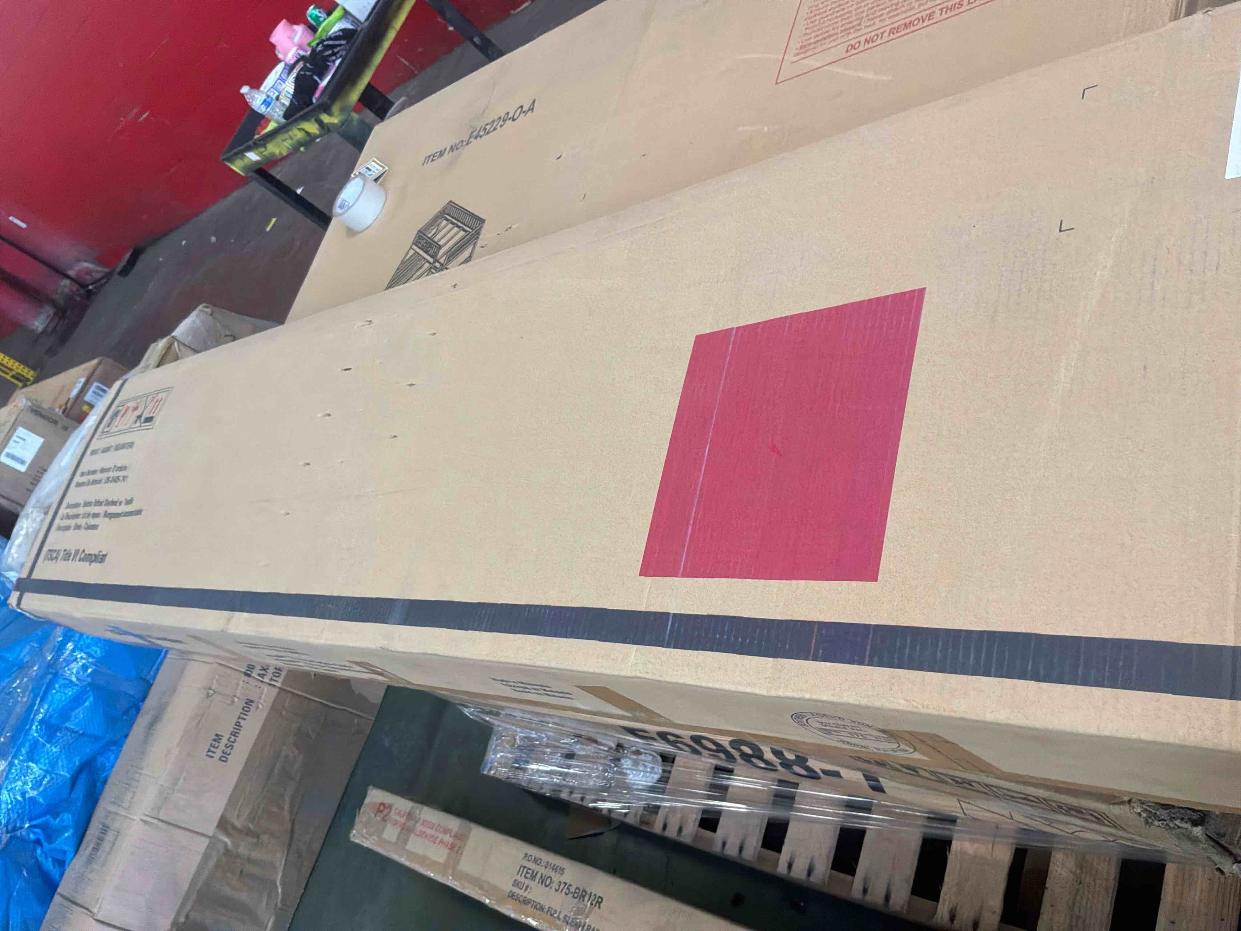 Condition photo showing Good Condition for (incomplete box 2 of 2) twin size upholstered daybed sofa bed with trundle - gray