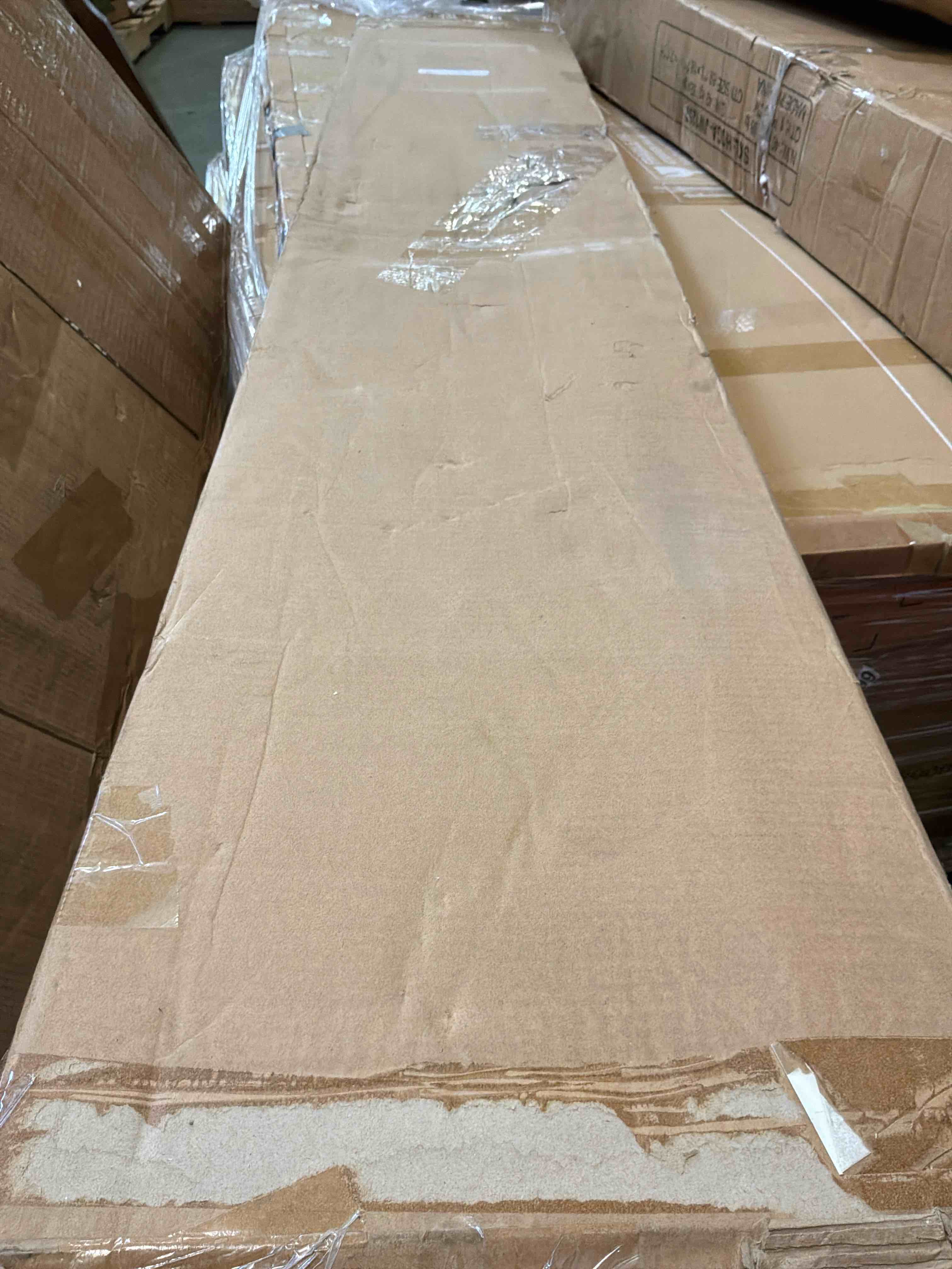 Condition photo showing Good Condition for 80 in. x 24 in. plantation louver-panel solid core white wood bi-fold door with hardware
