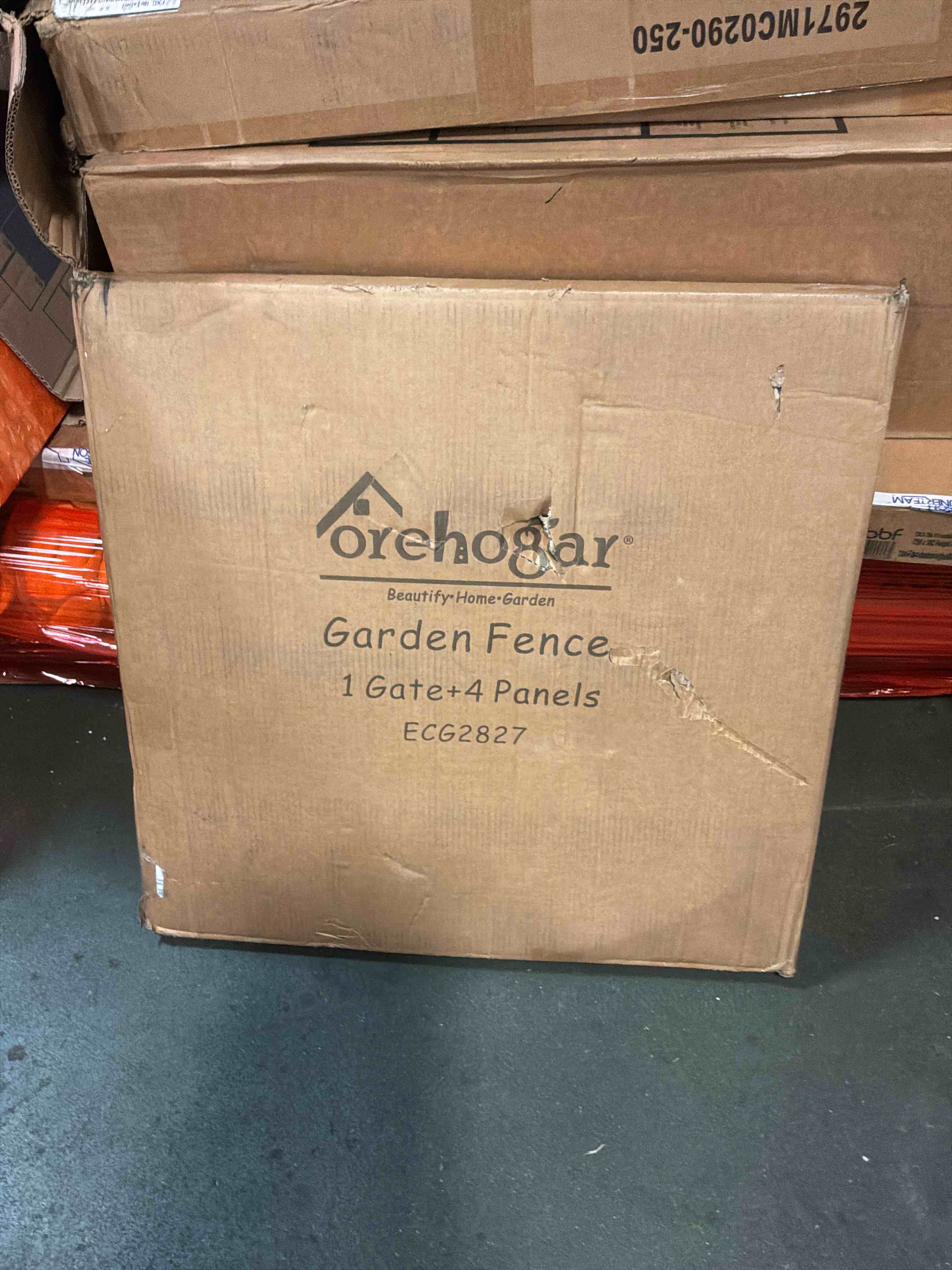 Condition photo showing Good Condition for orehogar garden fence 1 gate + 4 panels ecg2827