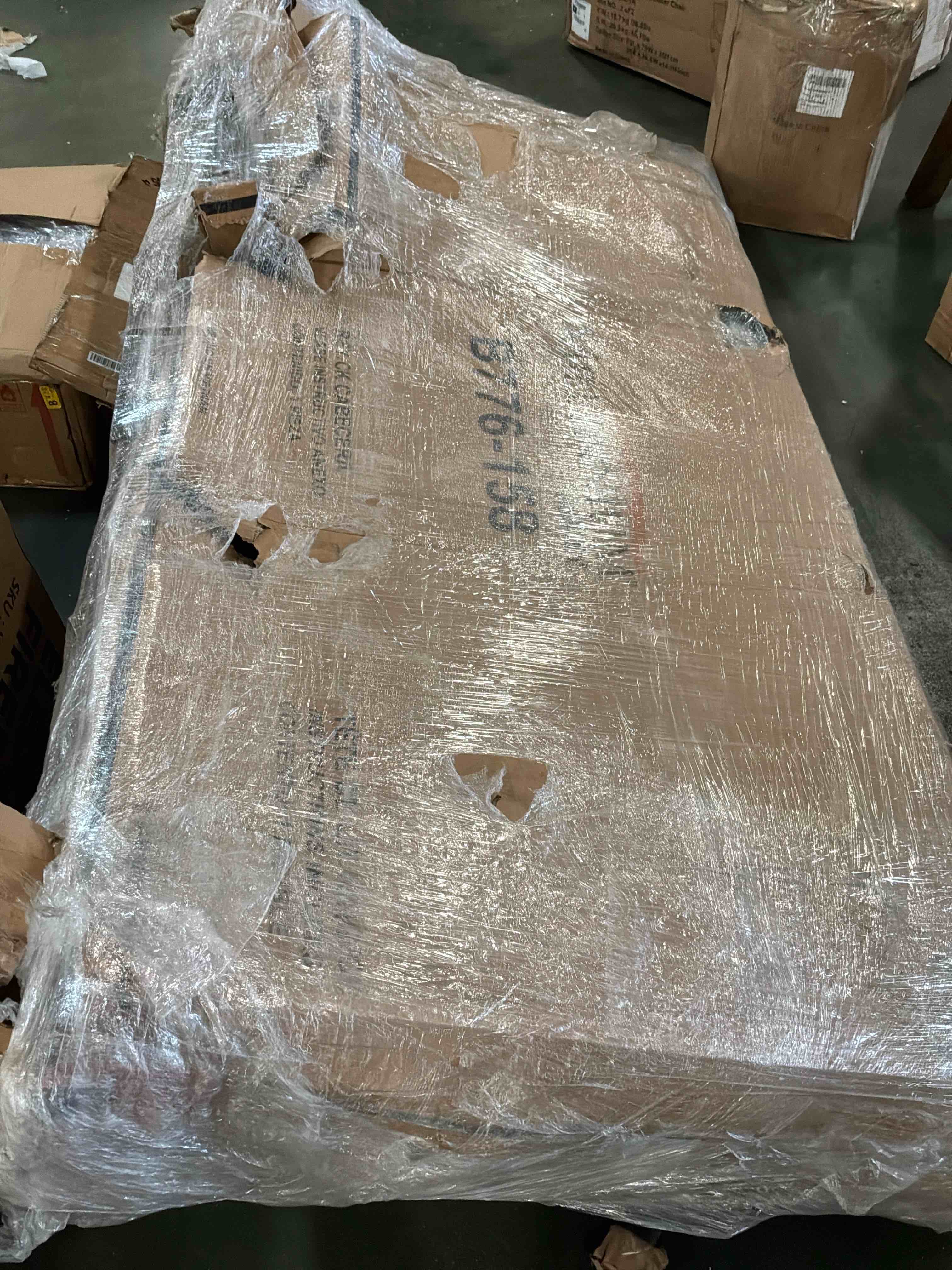 Condition photo showing Good Condition for johnelle king upholstered panel bed