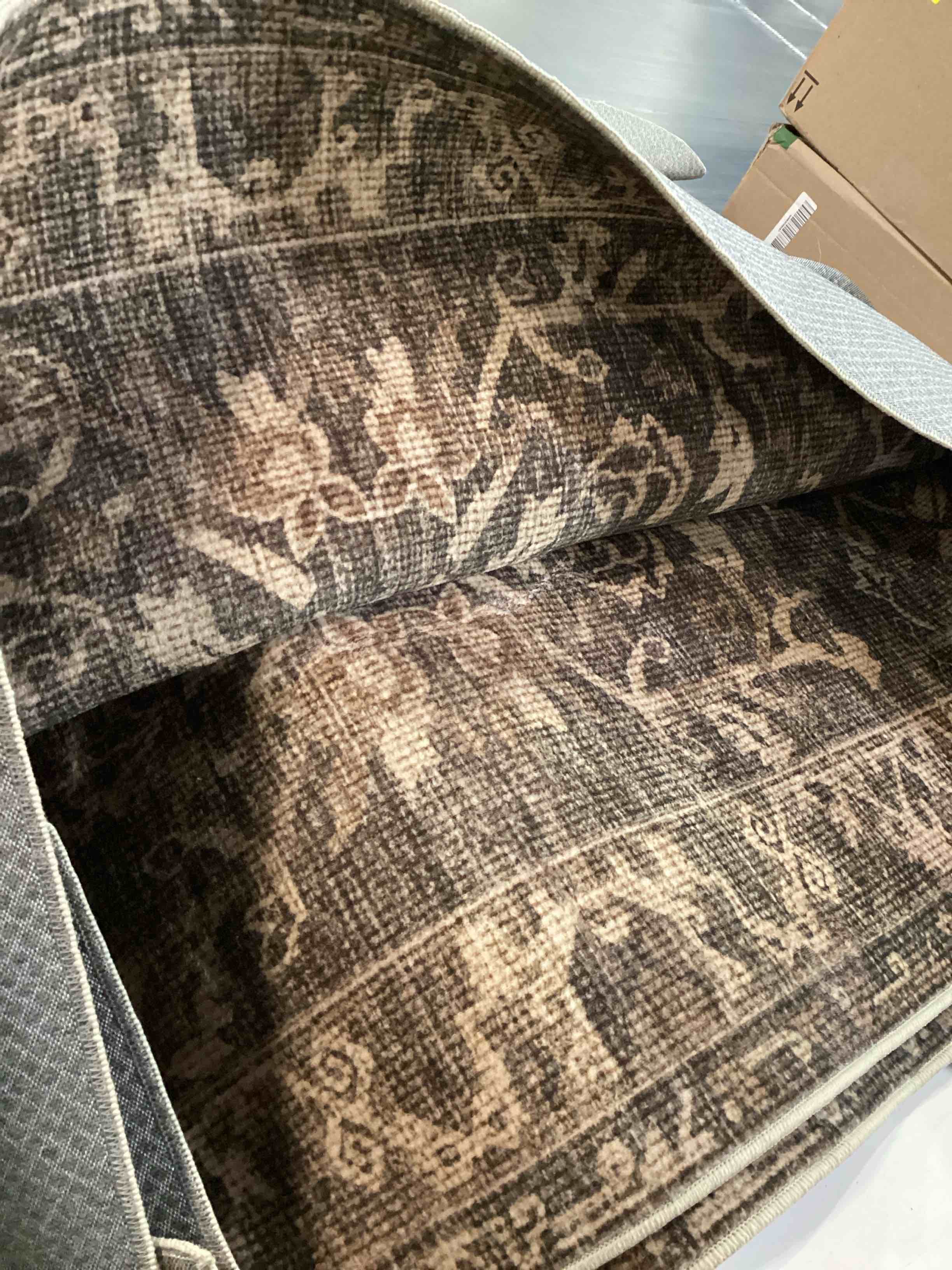 Condition photo showing Good Condition for brown area rugs washable large