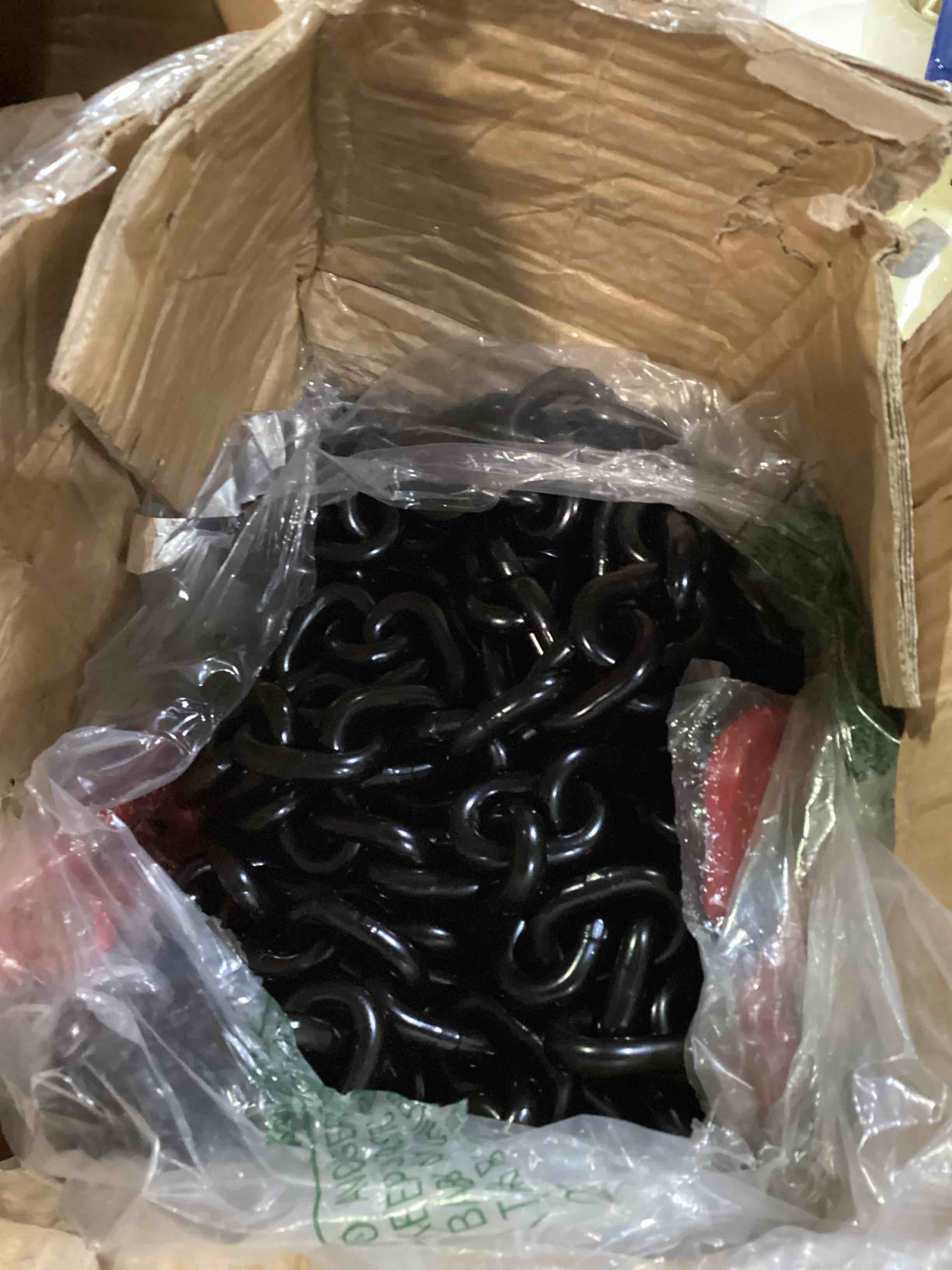 Condition photo showing Good Condition for yatointo 3/8'' chain g80 trailer tow chain 25ft, 7,100 lb wll, red clevis grab hooks, ep black finish, logging chain for towing & trailer tie-down 3/8‘’ x 25ft ep-black