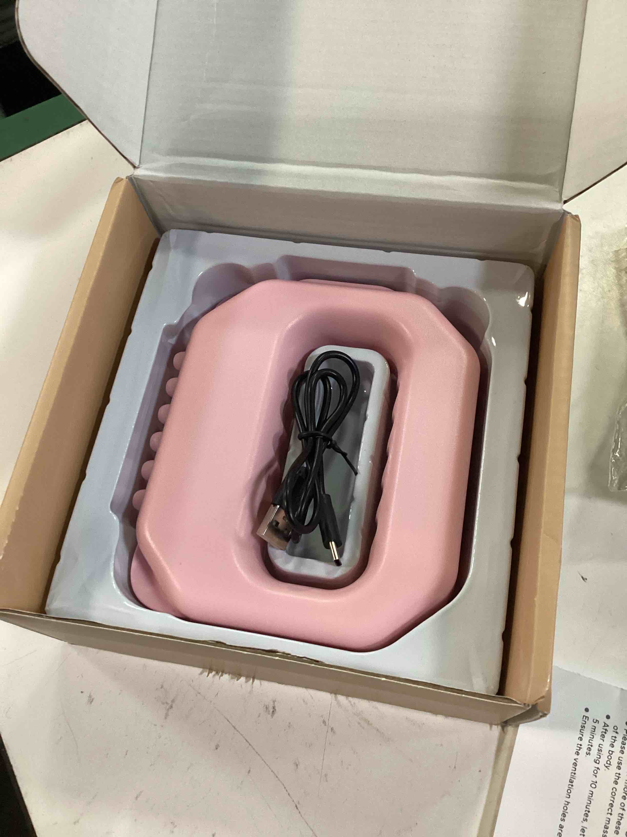 Condition photo showing Good Condition for merach fascia ring massager, adjustable 6-level vibration for home gym use | multifunctional full-body fascia ring with belt, portable cordless massager, targets abs thighs arms