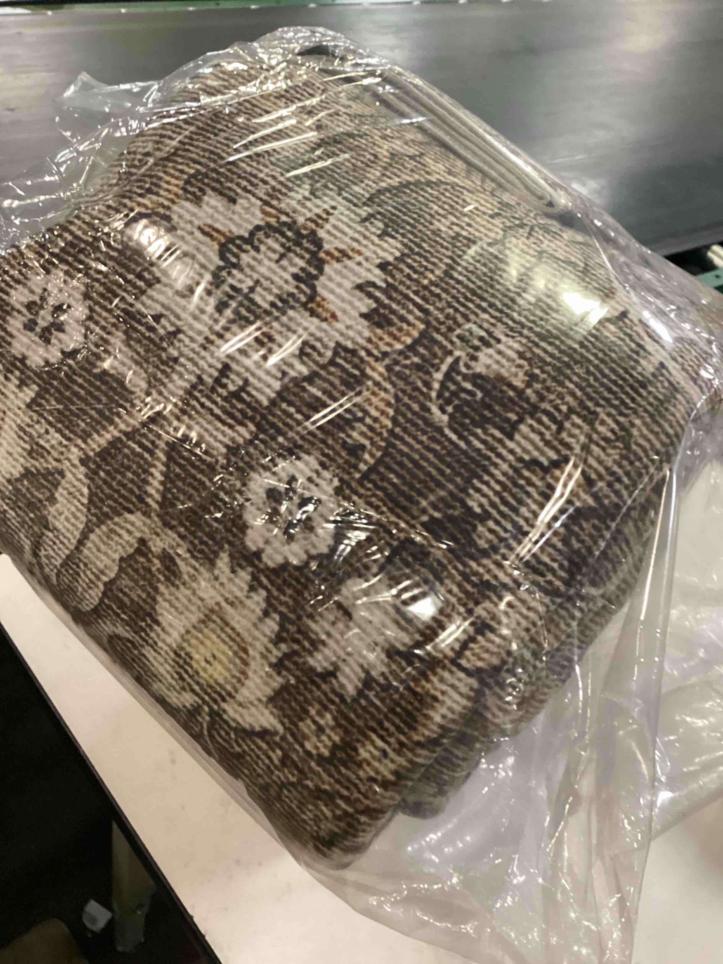 Condition photo showing Good Condition for berthmeer 9x12 area rug brown vintage distressed carpet | washable, non slip, soft low pile, indoor retro rugs for large living room, dining room, bedroom