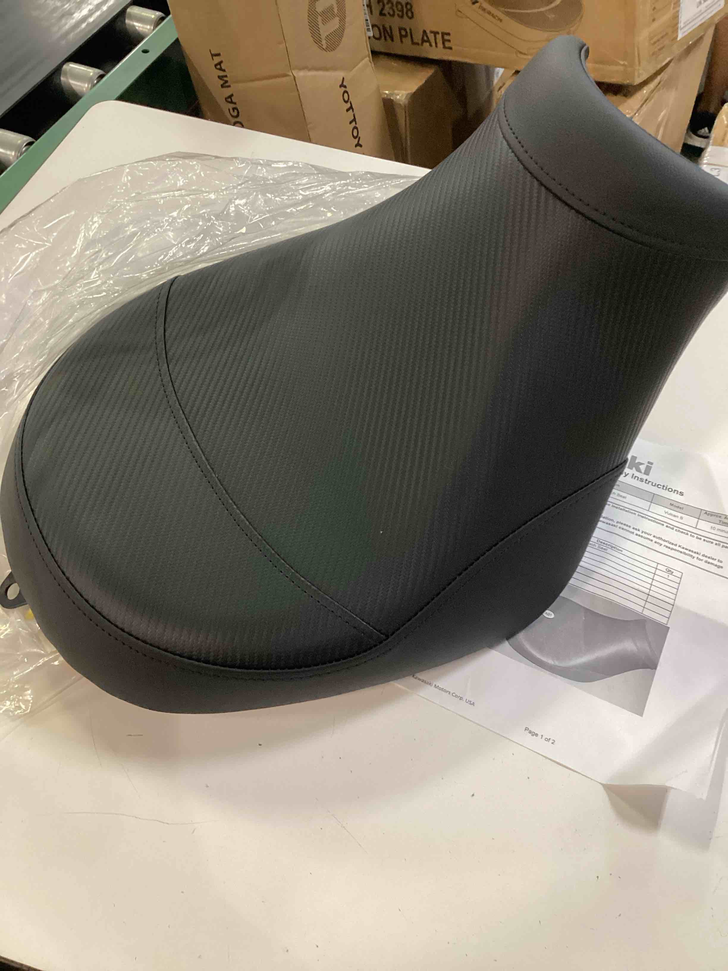 Condition photo showing Good Condition for kawasaki front driver rider solo seat fit for kawasaki vulcan s