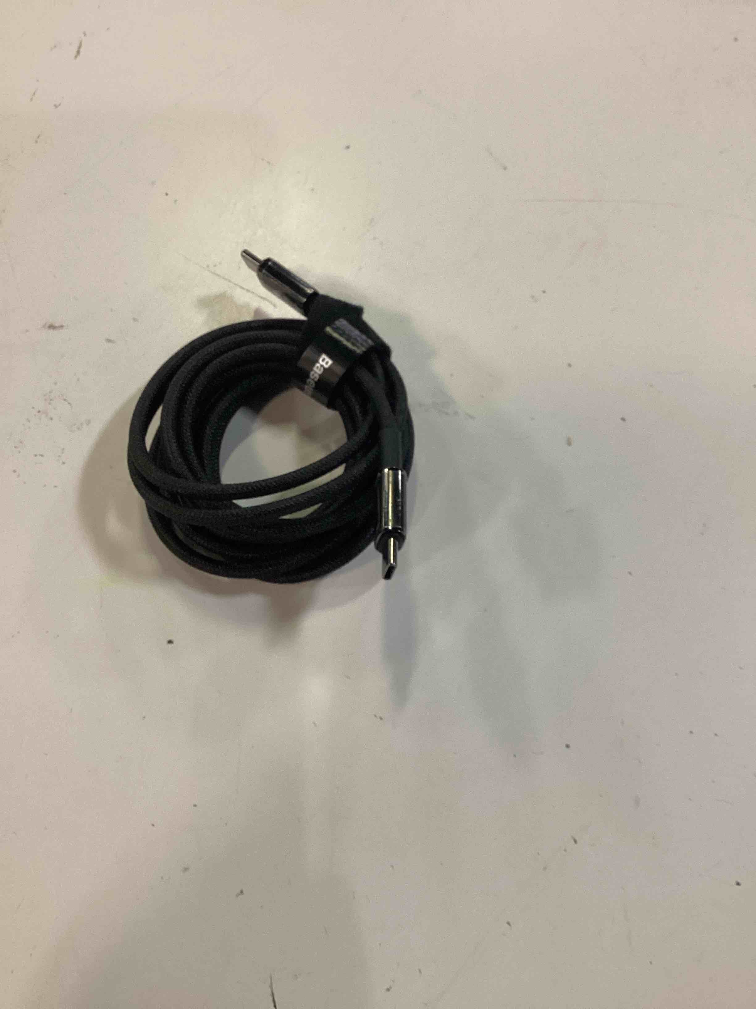 Condition photo showing Good Condition for baseus usb c cable, 100w pd 5a qc 4.0 fast charging usb c to usb c cable, zinc alloy nylon braided type c data cable for samsung s21 s20+ s10 note 10 ipad pro macbook pro google pixel and more (2m)