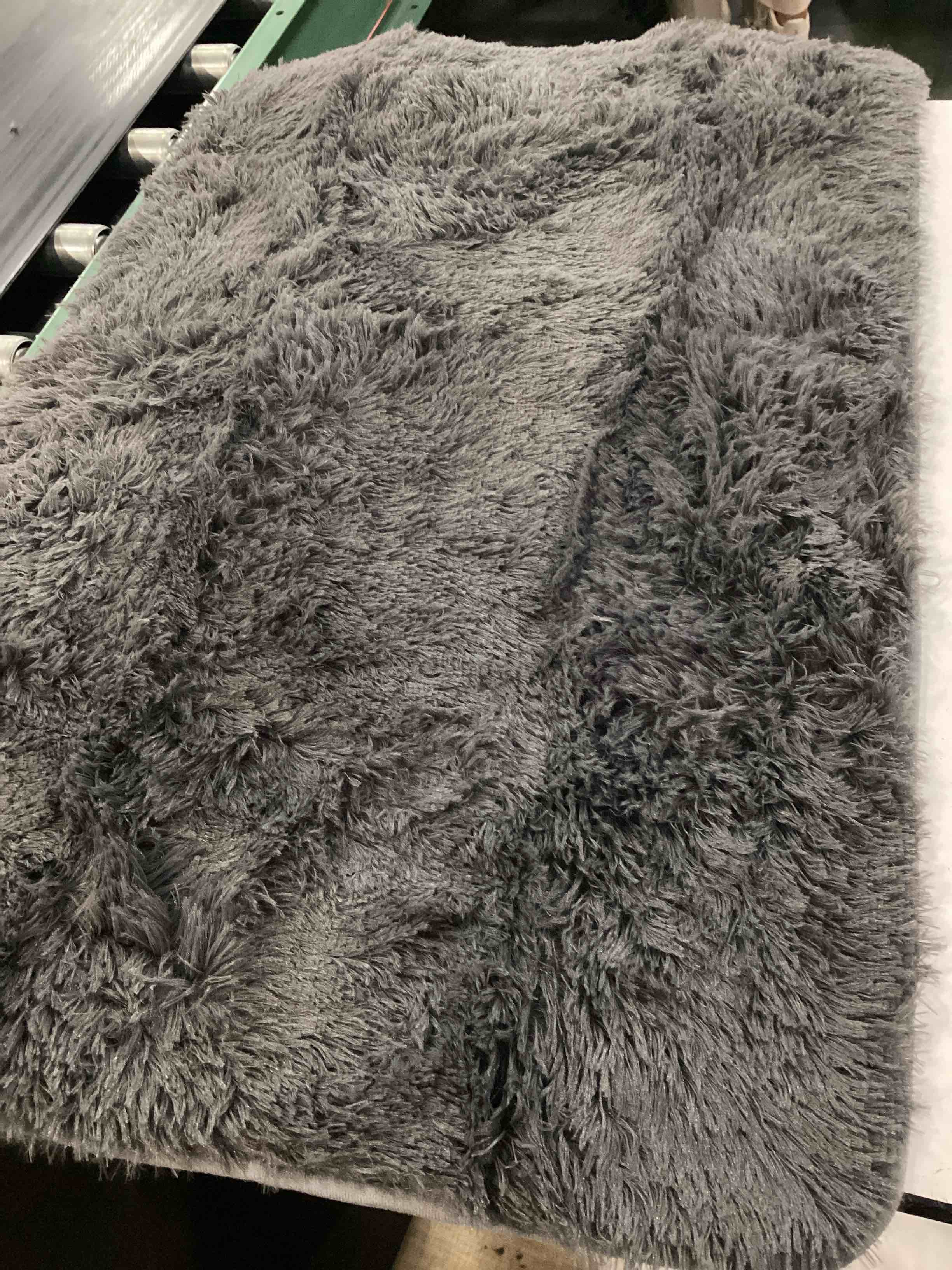 Condition photo showing Good Condition for small rug upgrade non slip throw bedside area rugs, fluffy soft grey mini bedroom carpet, affordable door entryway indoor inside front entrance dog 2x3 mat, home 