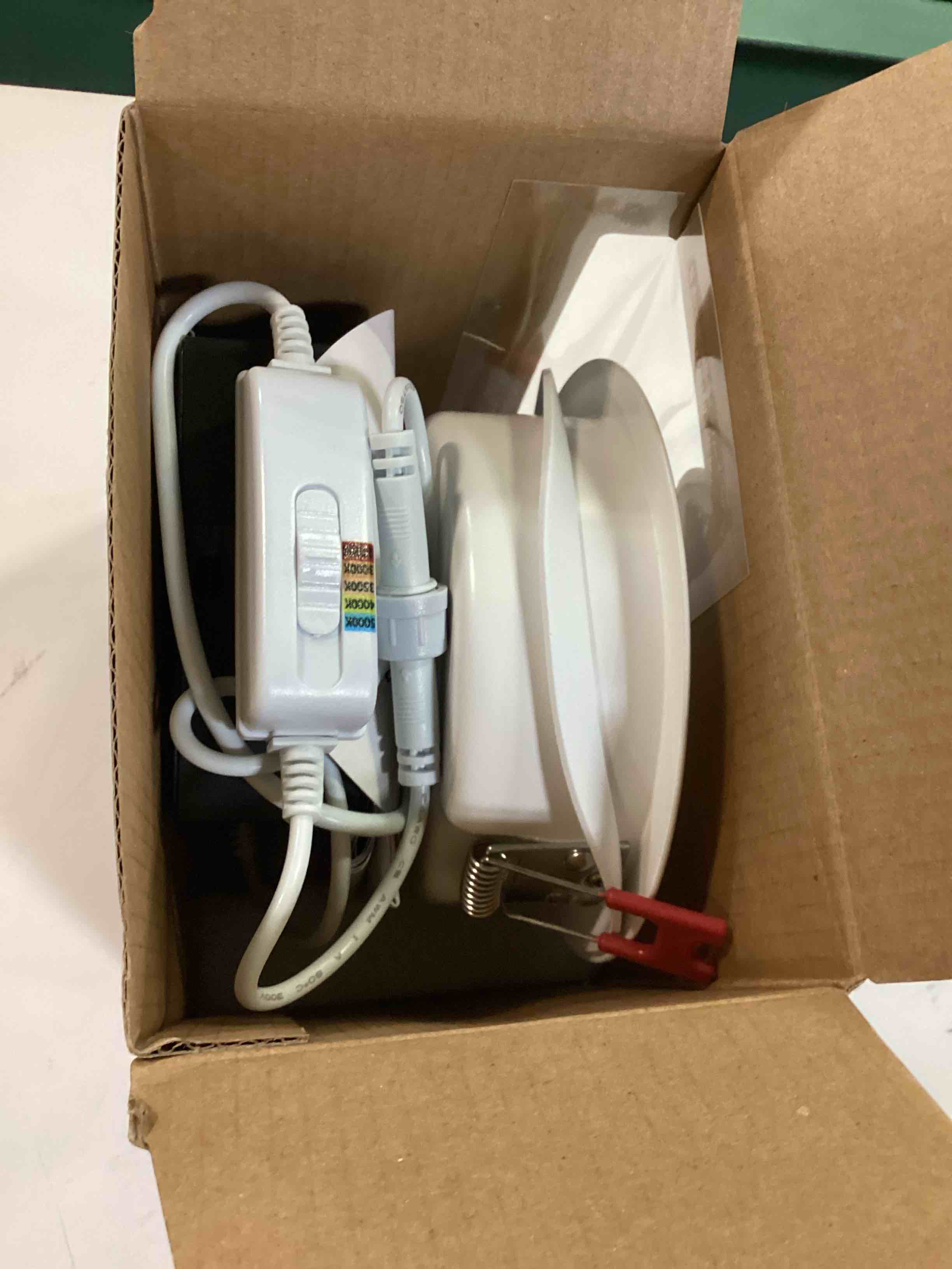 Condition photo showing Good Condition for slim directional 4 in. adjustable cct canless new construction & remodel ic rated indoor dimmable led recessed light kit