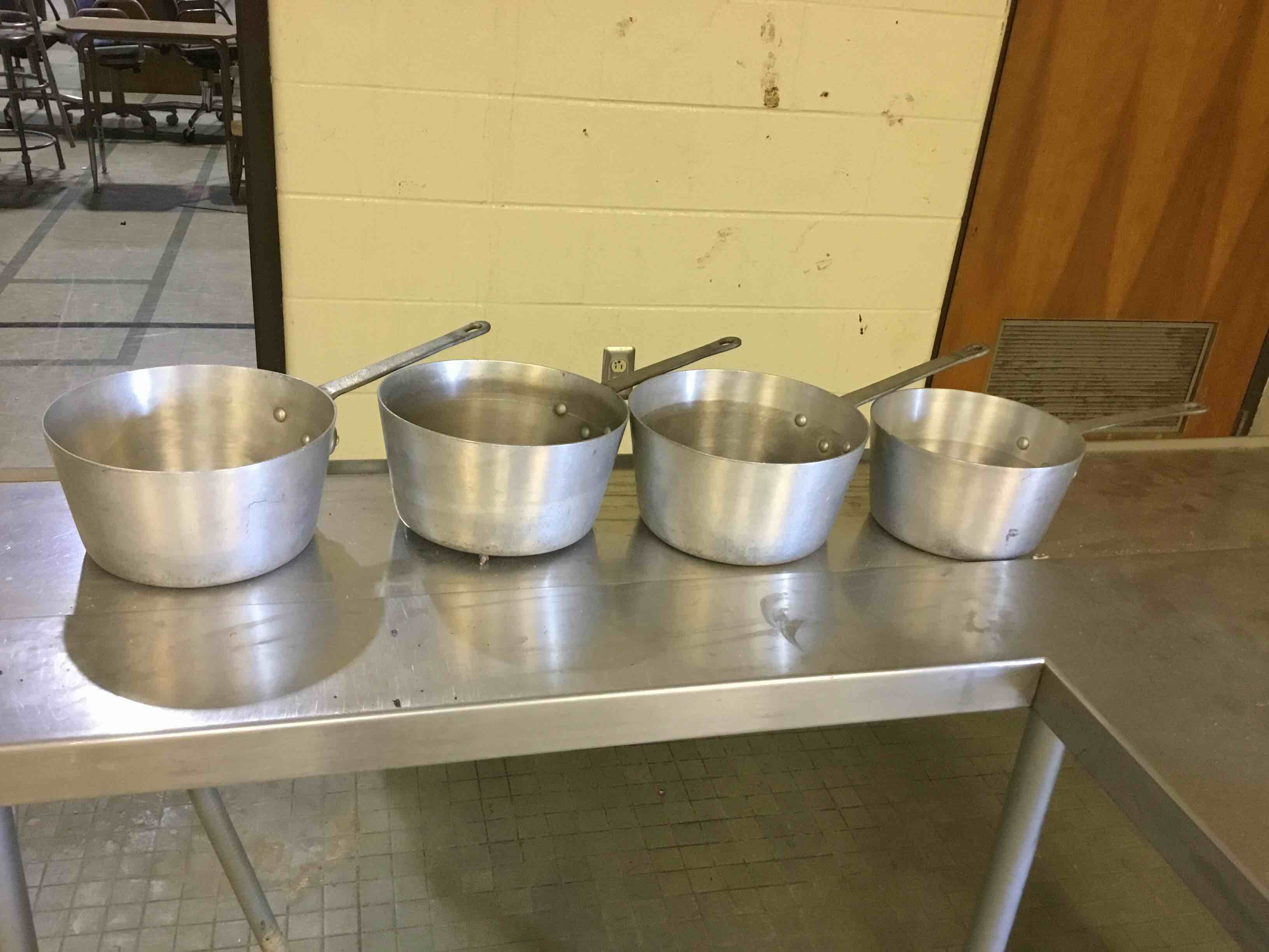 commercial stainless steel saucepan 